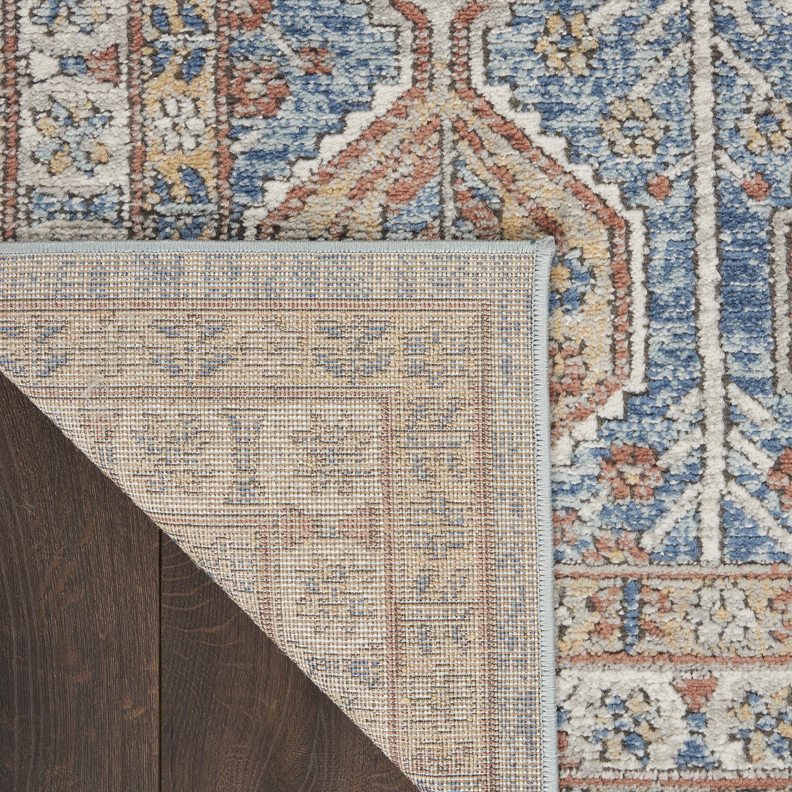 Nourison Concerto Bohemian Blue Multi 3'9