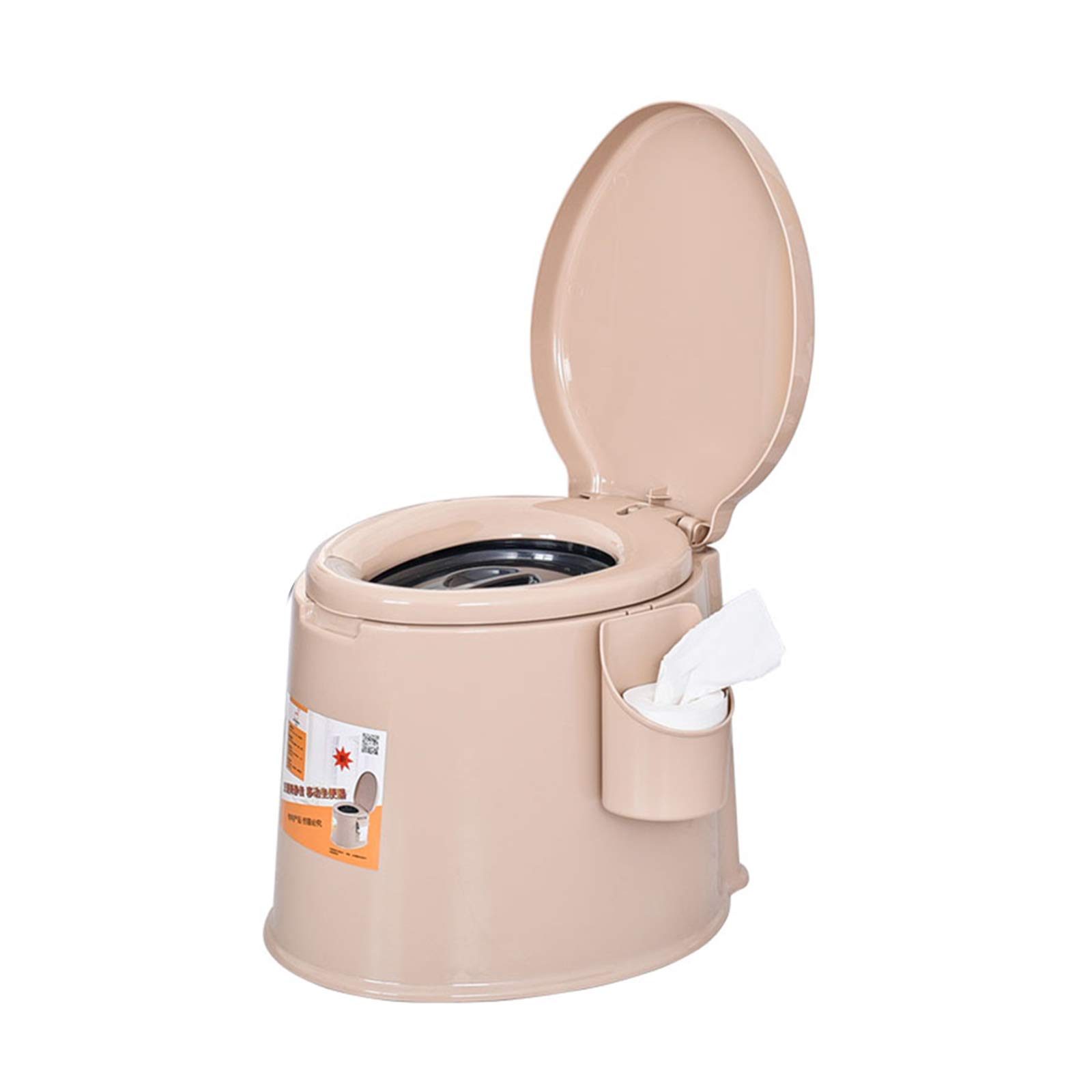 Portable Toilet for Adults - Lightweight Mobile Commode for Camping, Travel & Emergency Use - Indoor Outdoor WC with Cleaning Supplies - Perfect for RV, Hiking & Home Care