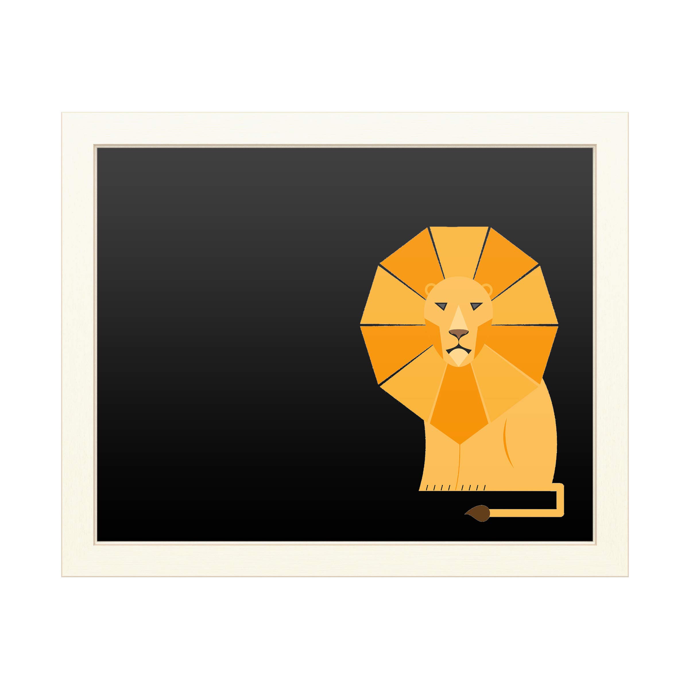 Trademark Fine Art Lion Poster by Tomas Design - 16x20 Chalk Board Wall Art in Multiple Colors - Perfect for Home Decor, Office & Classroom Inspiration