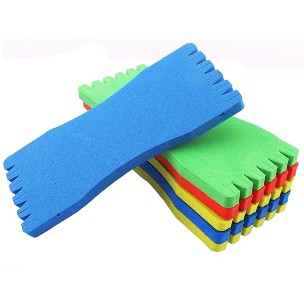 10Pcs Foam Fishing Line Holders with Snelled Hook Keepers - Durable Leader Organizer Storage Accessories for Freshwater & Saltwater Fishing - Perfect for Tackle Box Organization & Boat Fishing Gear Storage