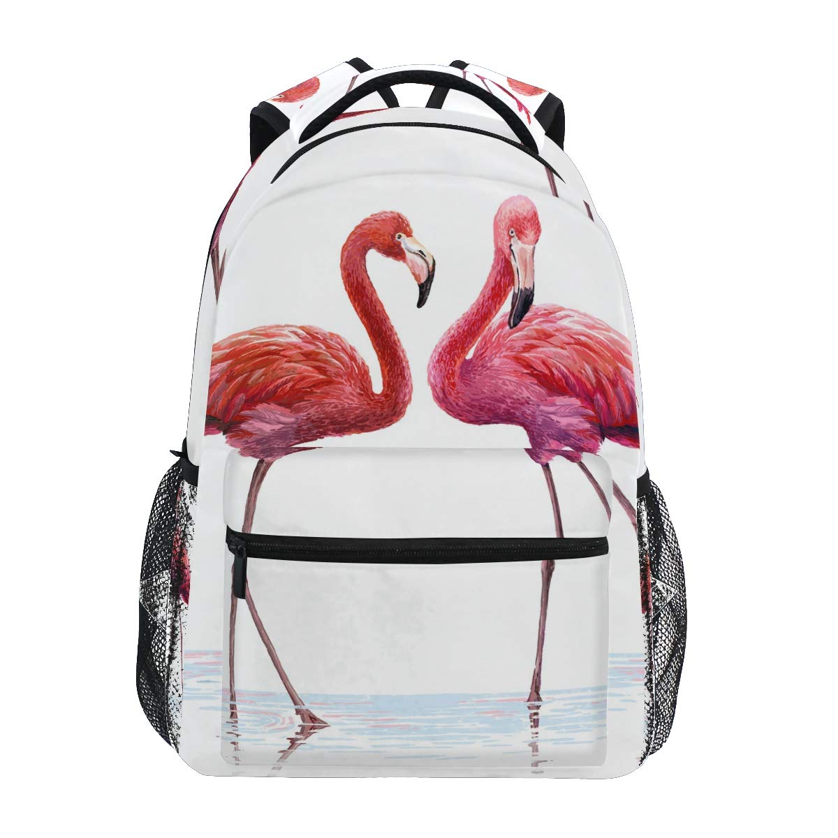 Pink Flamingo Laptop Backpack for Women & Men - Waterproof Travel Computer Bag, College School Bookbag with USB Charging Port - Perfect for Work, School & Travel Accessories