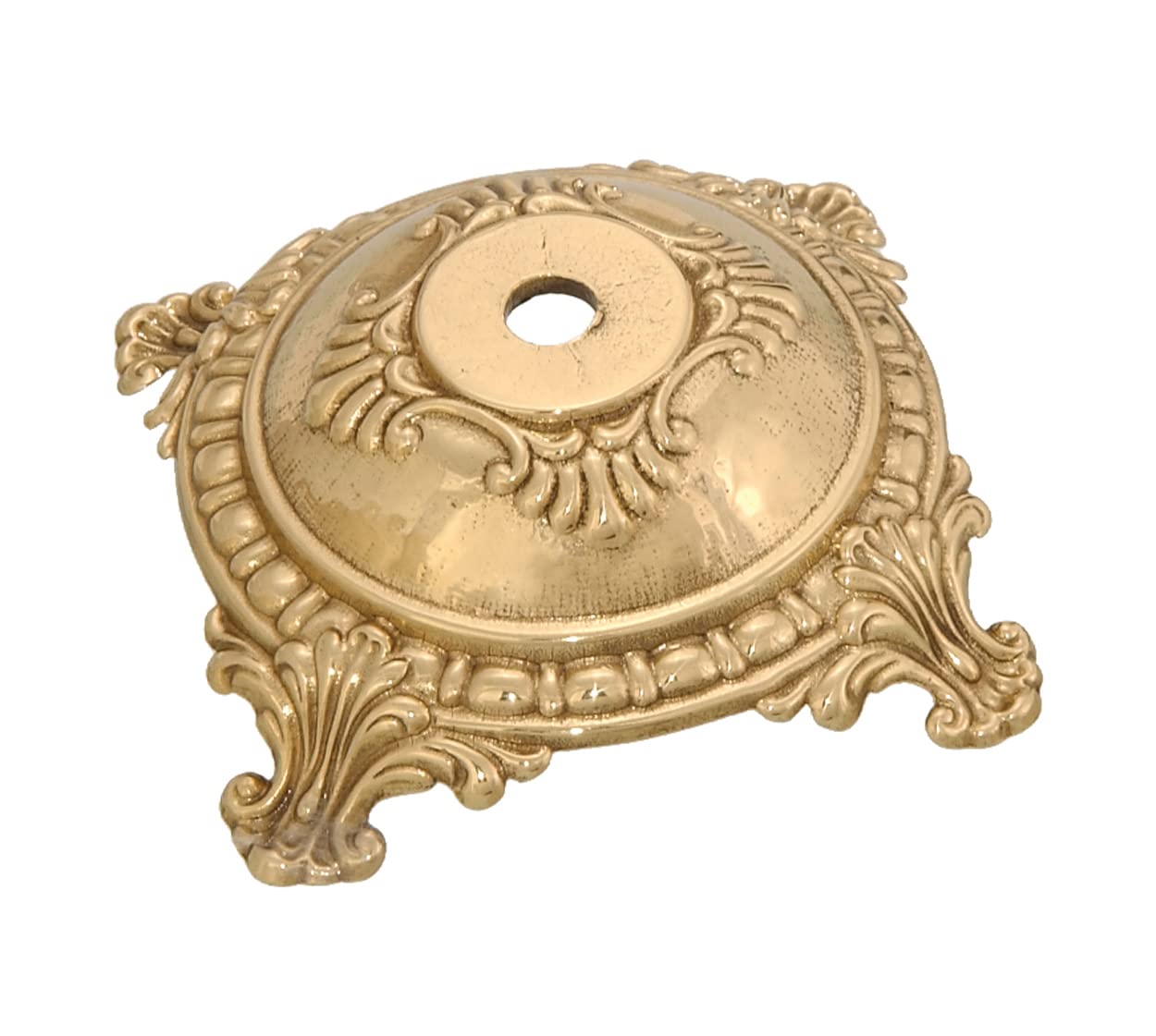 B&P Lamp® Small Victorian Die Cast Brass Lamp Base - Antique Style Table Lamp for Living Room, Bedroom & Office Decor