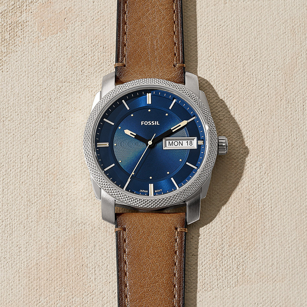 Fossil Machine FS5920 - Stylish Analog Watch for Men & Women | Water-Resistant & Durable | Perfect for Casual, Office & Outdoor Activities