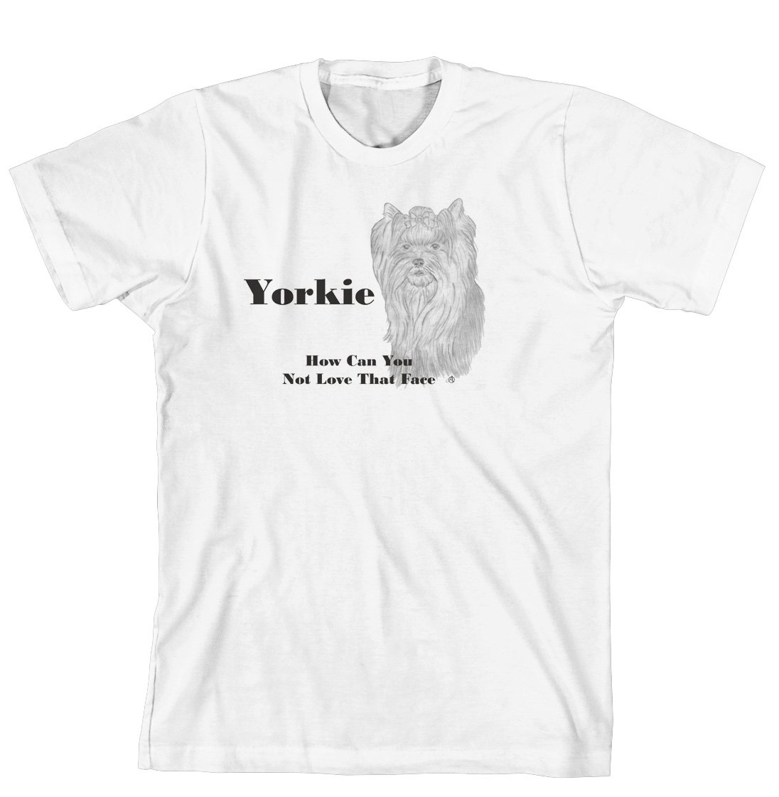 Cahoon's Closet Yorkie T-Shirt - Adorable Yorkie Face Graphic Tee for Dog Lovers | Perfect Casual Wear for Pet Owners & Dog Enthusiasts