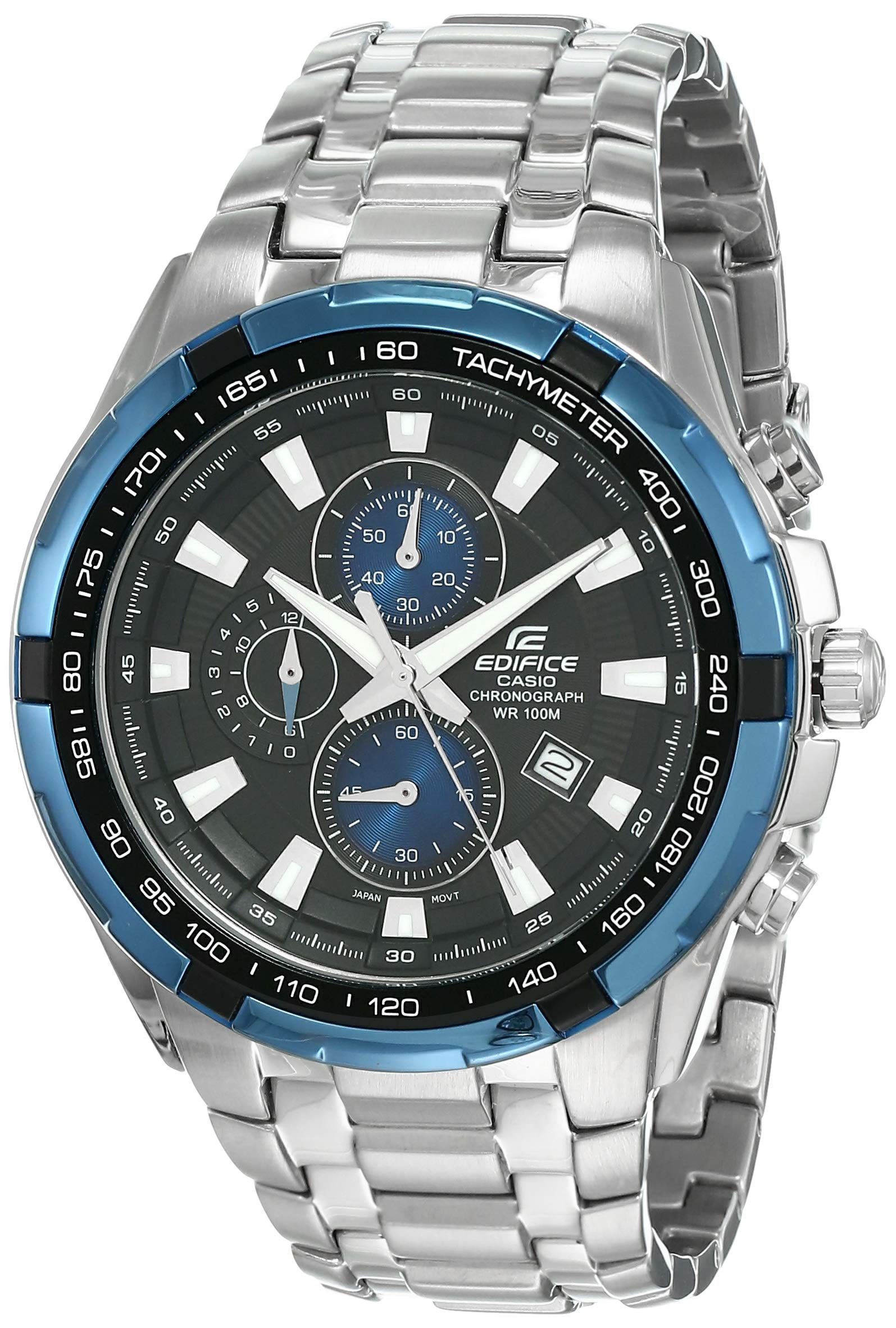 Casio Edifice EF-539D-1A2VDF Men's Chronograph Watch - Stylish Analog Digital Display for Business, Casual & Sports Wear