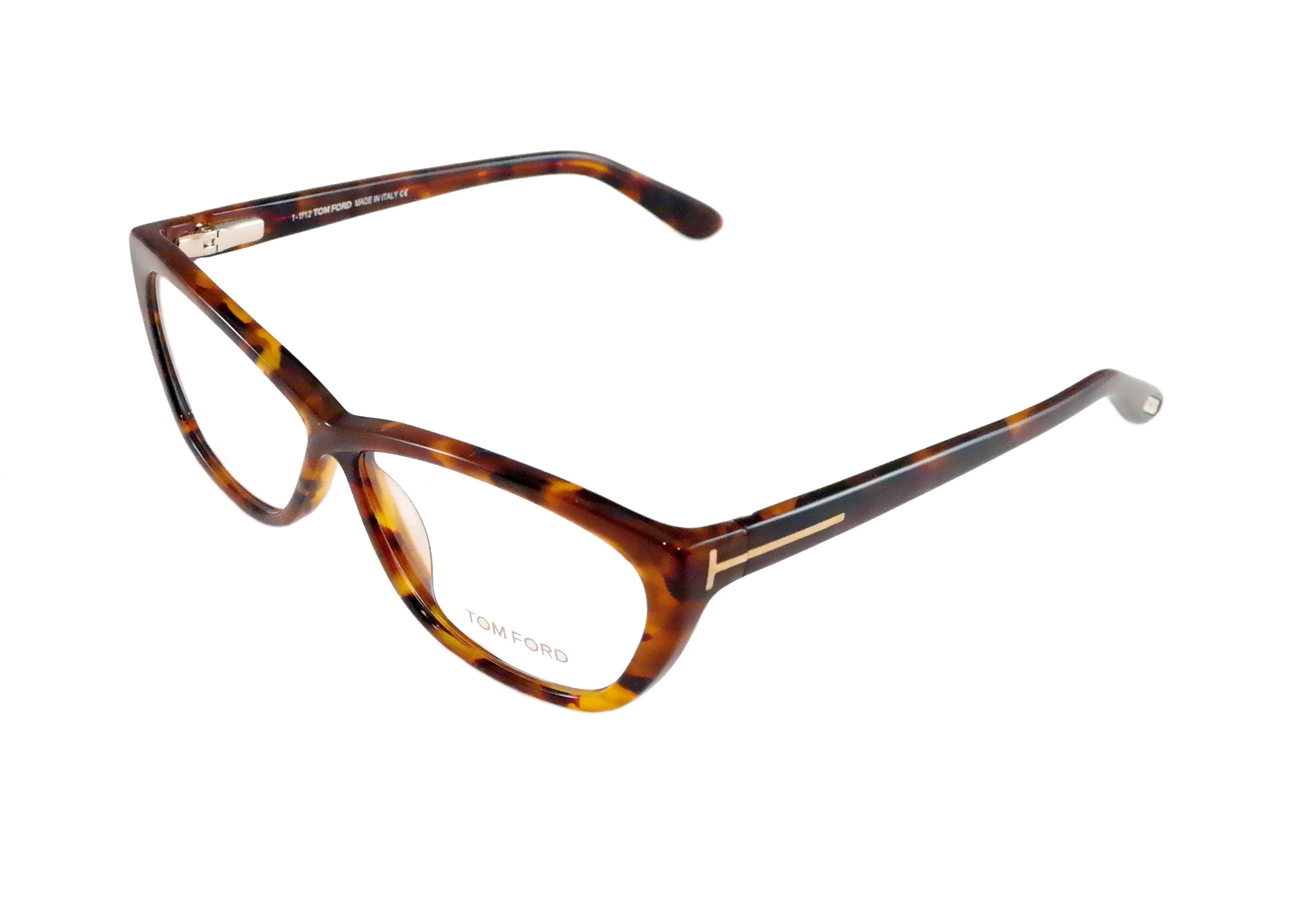 Tom Ford TF5227 052 Brown Plastic Eyeglasses Frame - Made in Italy - Size 54-10-130 - Premium Designer Glasses for Men & Women - Perfect for Office, Reading & Fashion Accessories