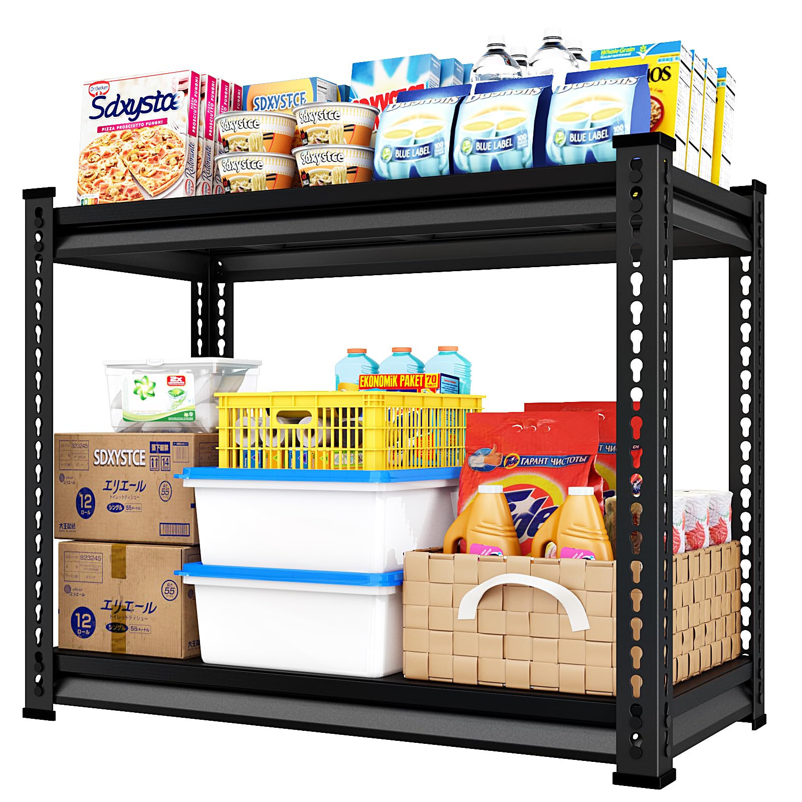 Heavy Duty Garage Shelving 880LBS Capacity, 40