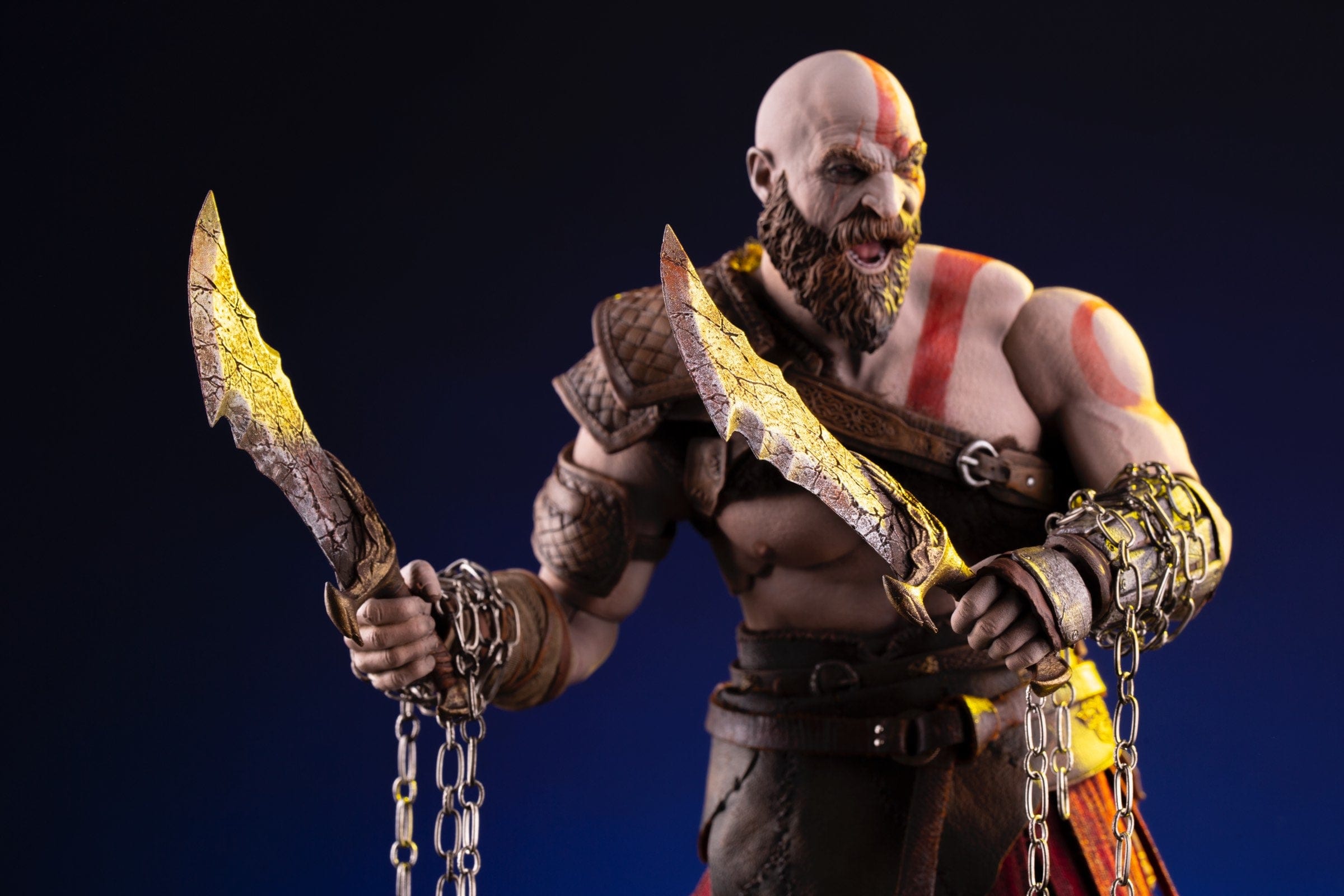God of War Kratos 1/6 Scale Deluxe Collectible Action Figure - Premium Gaming Statue for Display & Collection - Perfect for Gamers & Collectors