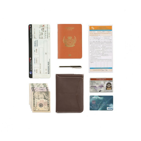 Bellroy Premium Leather Passport Sleeve Wallet - RFID Blocking Travel Organizer for Men & Women | Perfect for Airports, Business Trips & International Travel