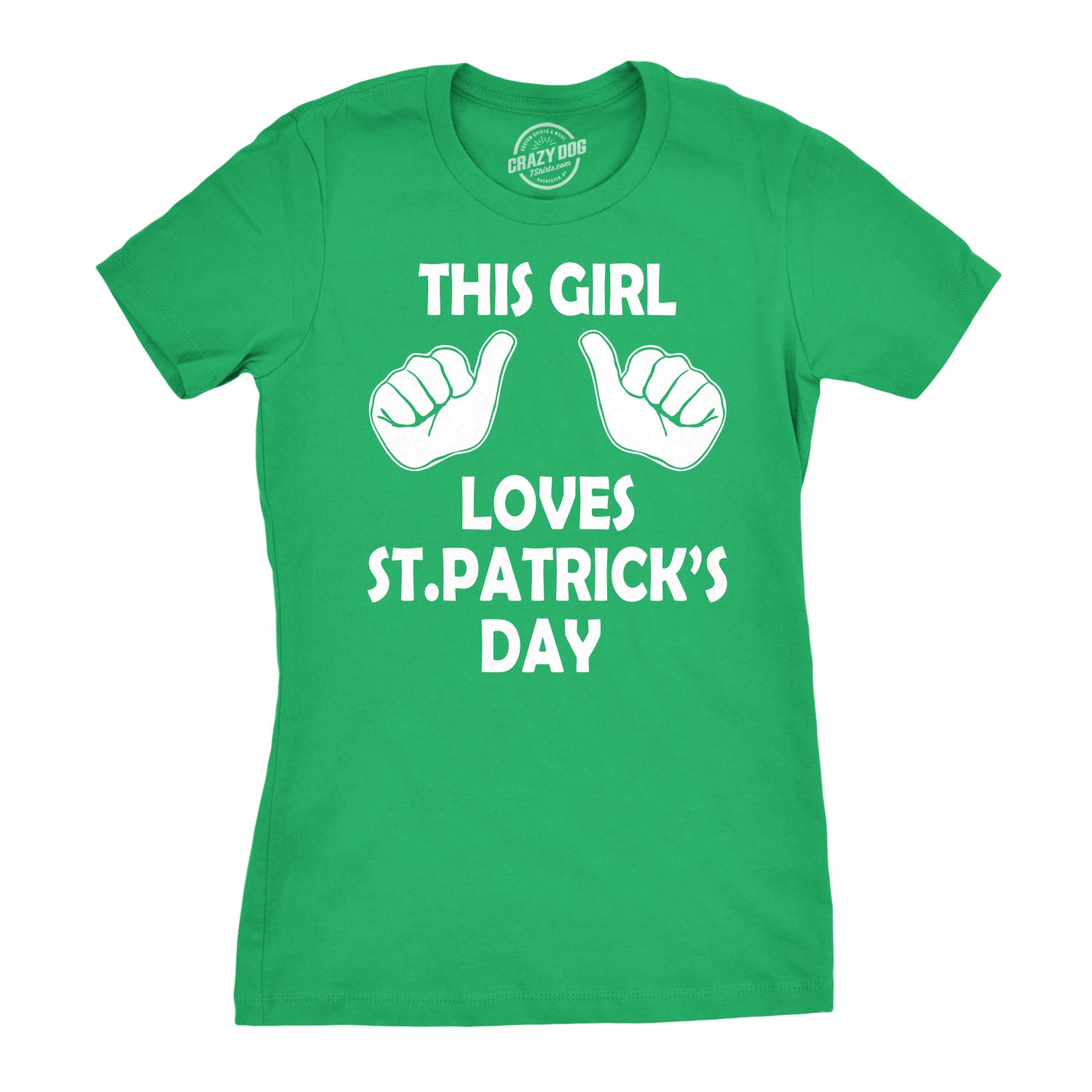 Women's St. Patrick's Day T-Shirt - Cute Shamrock Graphic Tee for Ladies | Irish Pride Apparel for Pub Crawls, Parades & Festivals