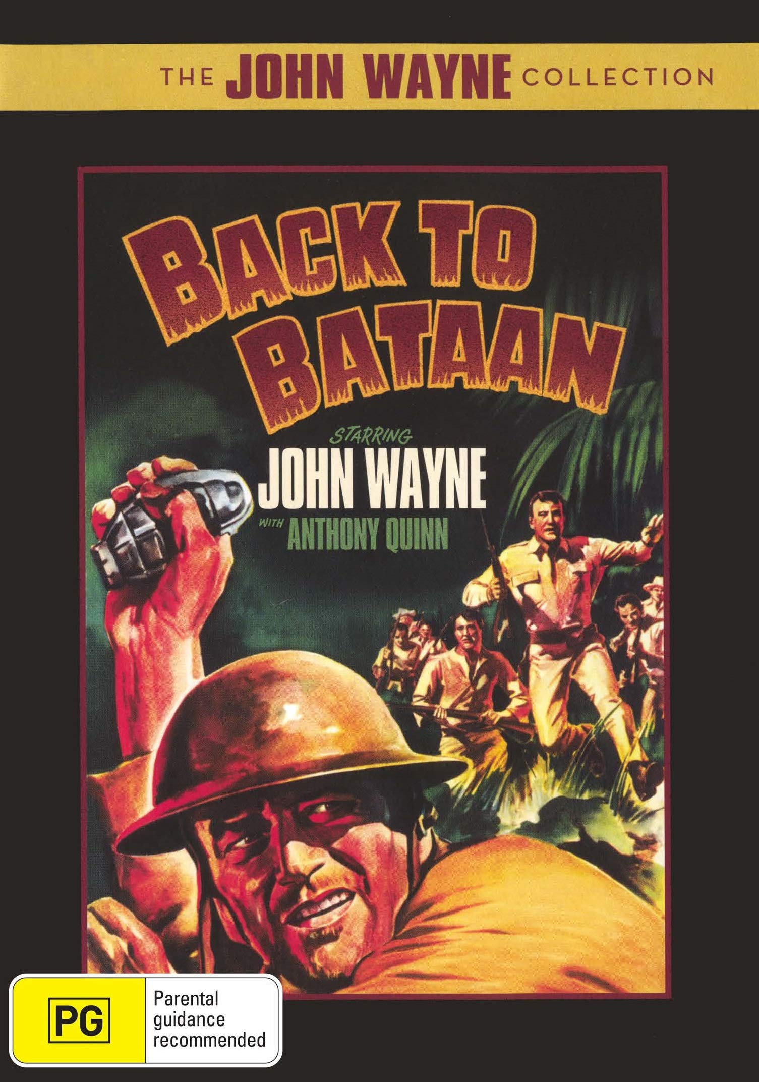 Back To Bataan - WWII Historical Film DVD | Classic War Movies Collection | Perfect for History Buffs & Movie Enthusiasts
