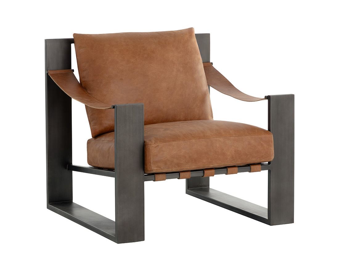 Berke Lounge Chair - Modern Comfortable Accent Chair for Living Room, Bedroom & Office - Perfect for Relaxing, Reading & Lounging