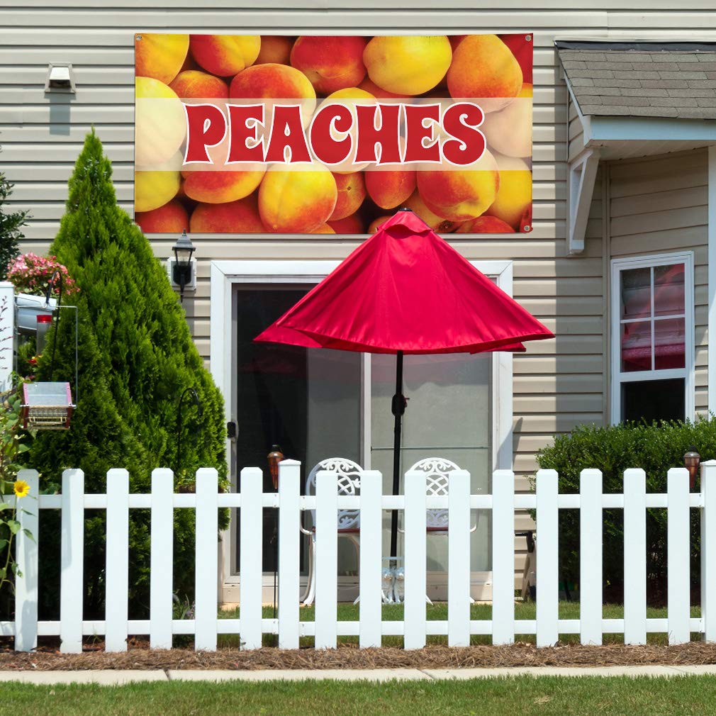 Premium Vinyl Banner - Multiple Sizes (60x144 Inches) | Weatherproof Outdoor Advertising Sign with 10 Grommets | Ideal for Business Promotion, Yard Sales & Industrial Use | Durable Yellow PE Material for Long-Lasting Visibility