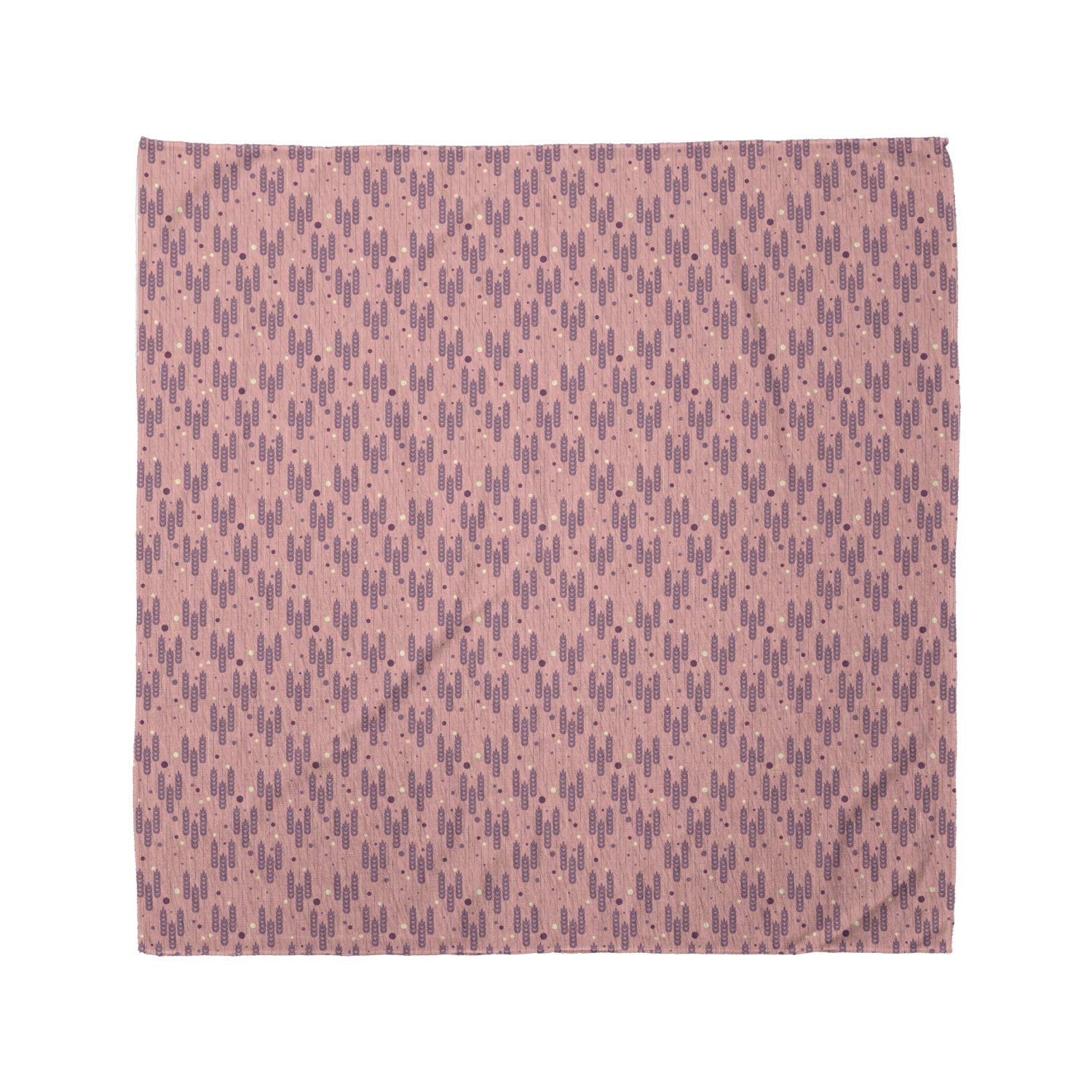 Ambesonne Autumn Bandana - Abstract Harvest Wheat Rye Print Unisex Head Scarf & Neck Tie for Men Women - Perfect for Fall Fashion, Outdoor Activities, and Seasonal Accessories