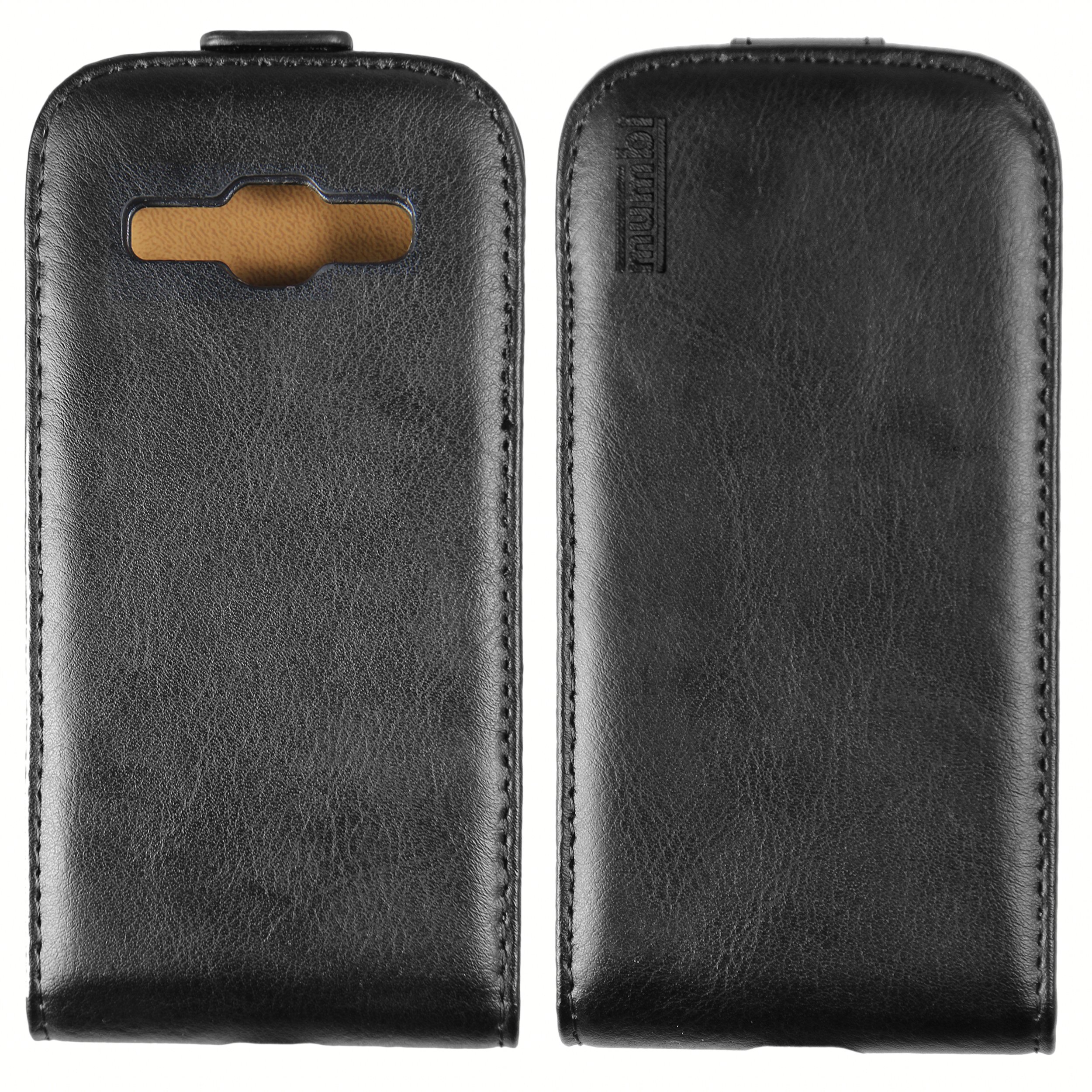 Premium Genuine Leather Case for Samsung Galaxy Ace Duos - Protective Clasp & Slim Fit Design | Perfect for Business, Travel & Everyday Use