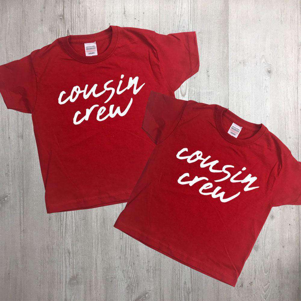 Cousin Crew Script Tees 00 (MRK X) - Trendy Graphic T-Shirts for Men & Women - Perfect for Casual Wear, Street Style & Everyday Outfits