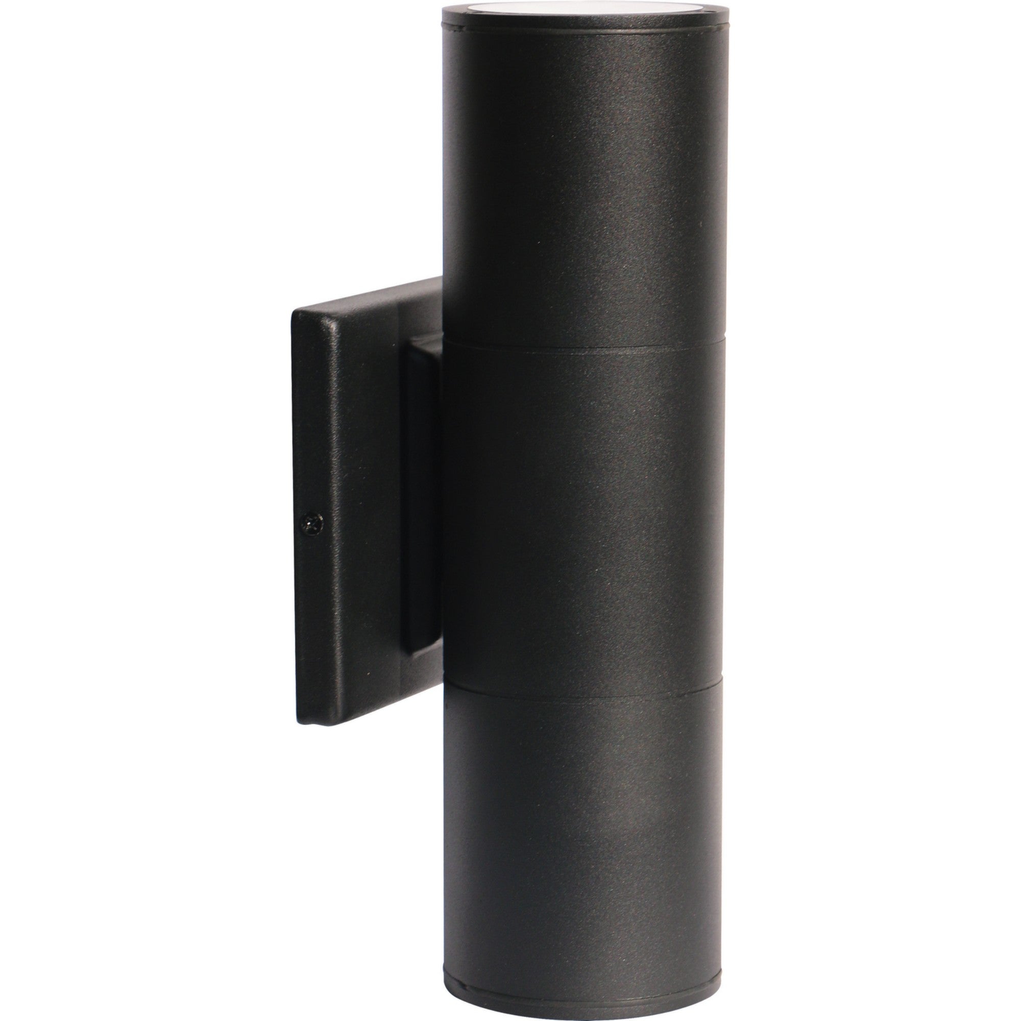 12 Inch 2-Light LED Outdoor Wall Sconce, Up and Down Lighting, Black Finish - Perfect for Porch, Patio, Garden, and Exterior Home Decor