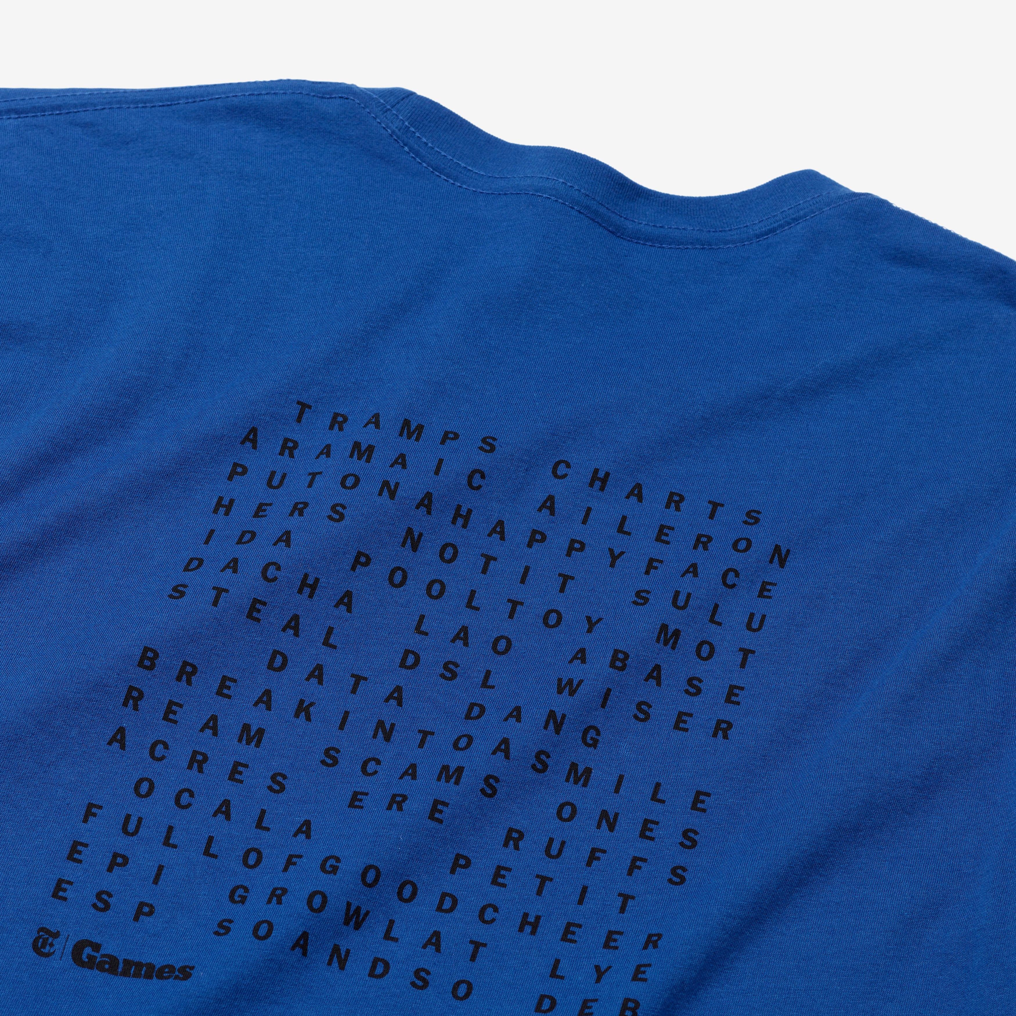 Funny Crossword Puzzle Smile T-Shirt - Cool Graphic Tee for Men & Women - Perfect for Casual Wear, Gifts, and Puzzle Lovers