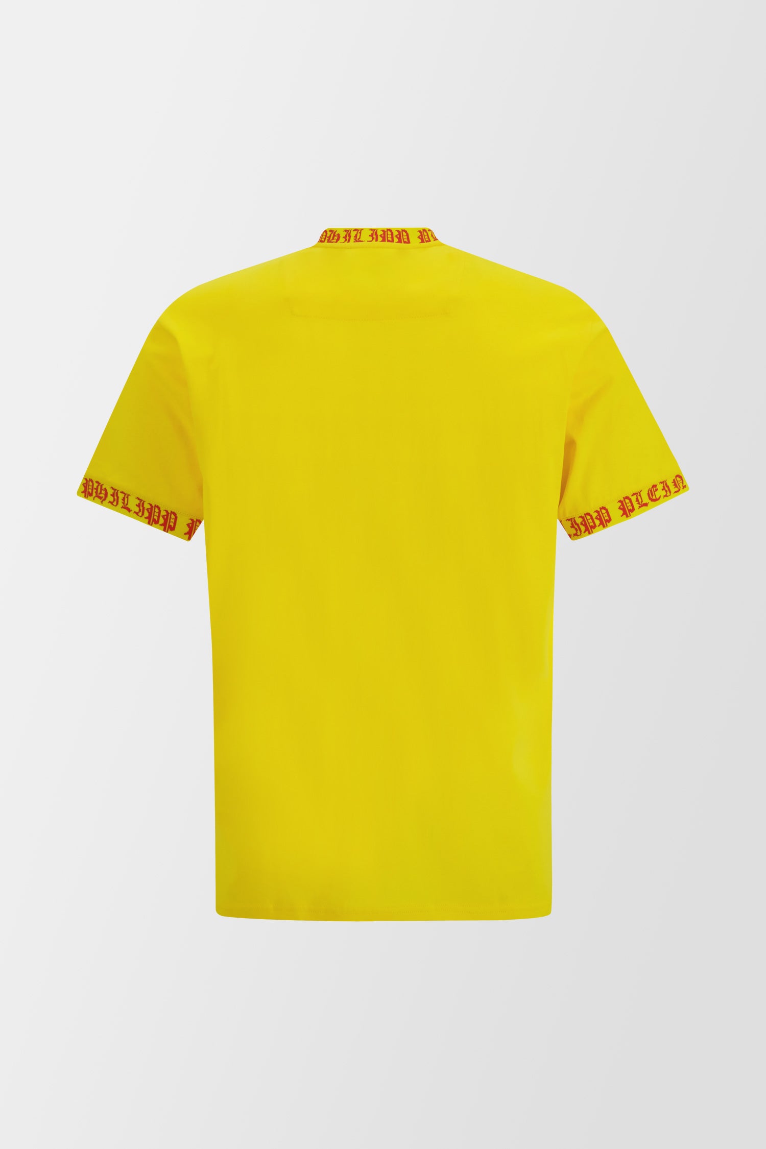 Philipp Plein Yellow Round Neck Short Sleeve T-Shirt for Men - Casual Summer Fashion Tee - Perfect for Streetwear, Beach Outings & Everyday Wear