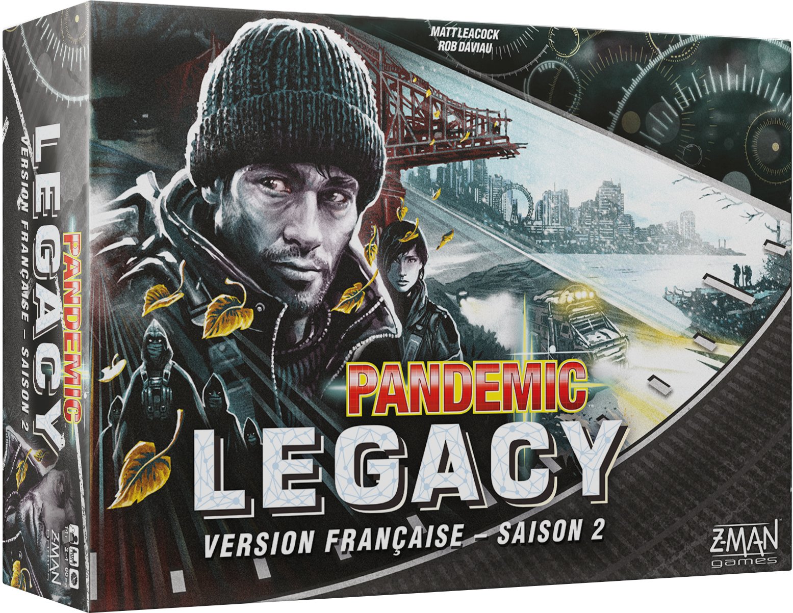 Pandemic Legacy: Season 2 (Black) - Cooperative Board Game by Asmodee - Strategy Game for 2-4 Players - Perfect for Game Nights and Family Gatherings
