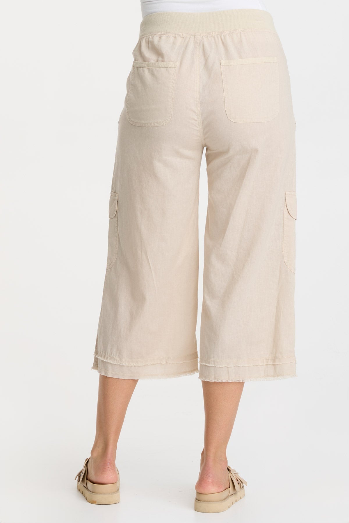 Premium Linen Gaucho Pants for Women - Comfortable & Stylish Wide Leg Trousers - Perfect for Summer, Travel, and Casual Wear