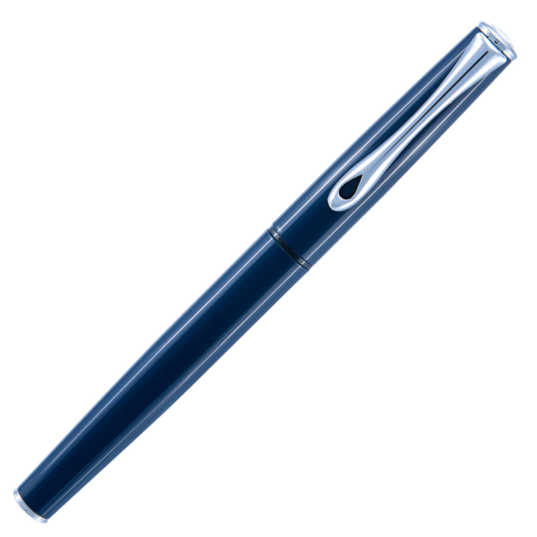 Diplomat Esteem Dark Blue Lacquer Fountain Pen - Premium Writing Instrument for Professionals & Calligraphy - Perfect for Office, Gifts & Signature Signing