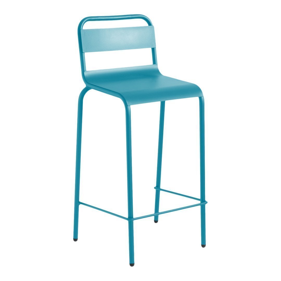 Biarritz Bar Stool - Modern Counter Height Bar Stool with Padded Seat for Kitchen Island, Breakfast Nook & Home Bar - Comfortable & Stylish Dining Chair