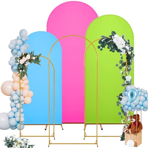 Pink, Green, Blue