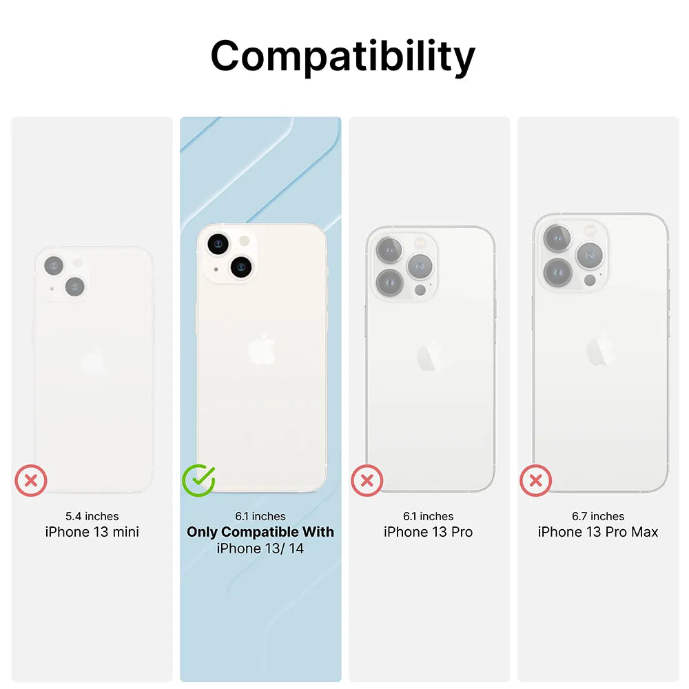 iPhone 13 Mini Tempered Glass Screen Protector - 9H Hardness, HD Clear, Anti-Scratch, Bubble-Free - Perfect for Everyday Protection & Gaming
