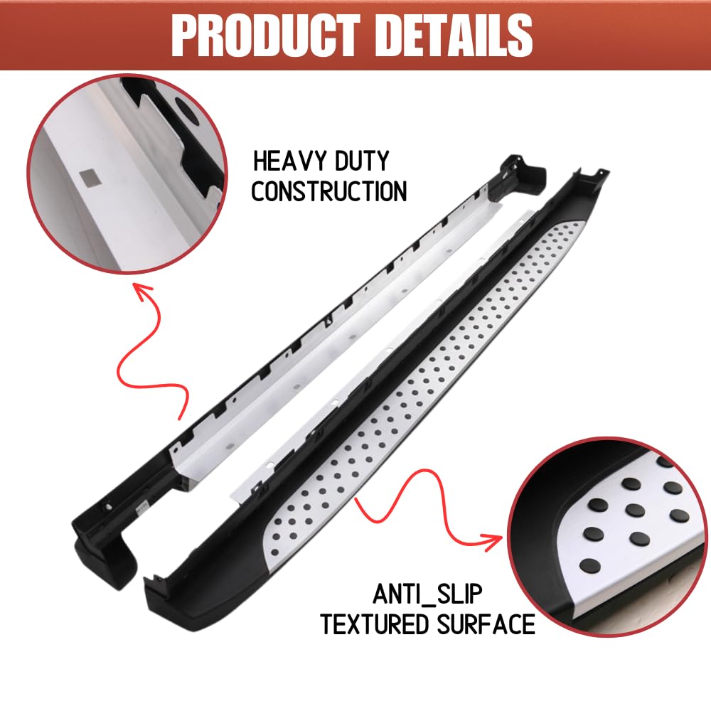 2024 Hyundai Palisade Side Steps Running Boards - Heavy Duty Nerf Bars for 2019-2025 Models | Off-Road Protection & Easy Entry Accessories