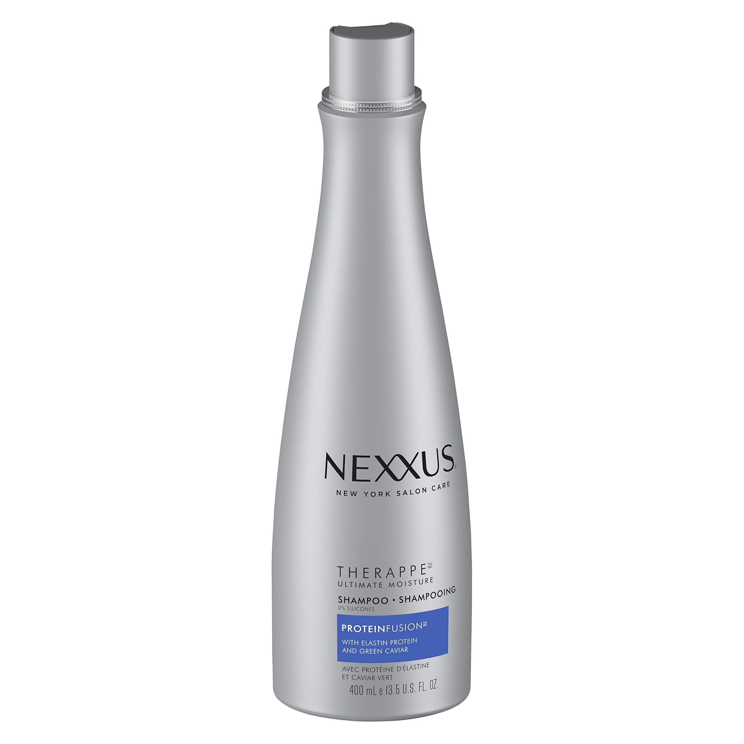 Nexxus Therappe Ultimate Moisture Shampoo for Dry Hair - Silicone Free 13.5 oz | Hydrating & Nourishing Hair Care for Daily Use at Home or Salon