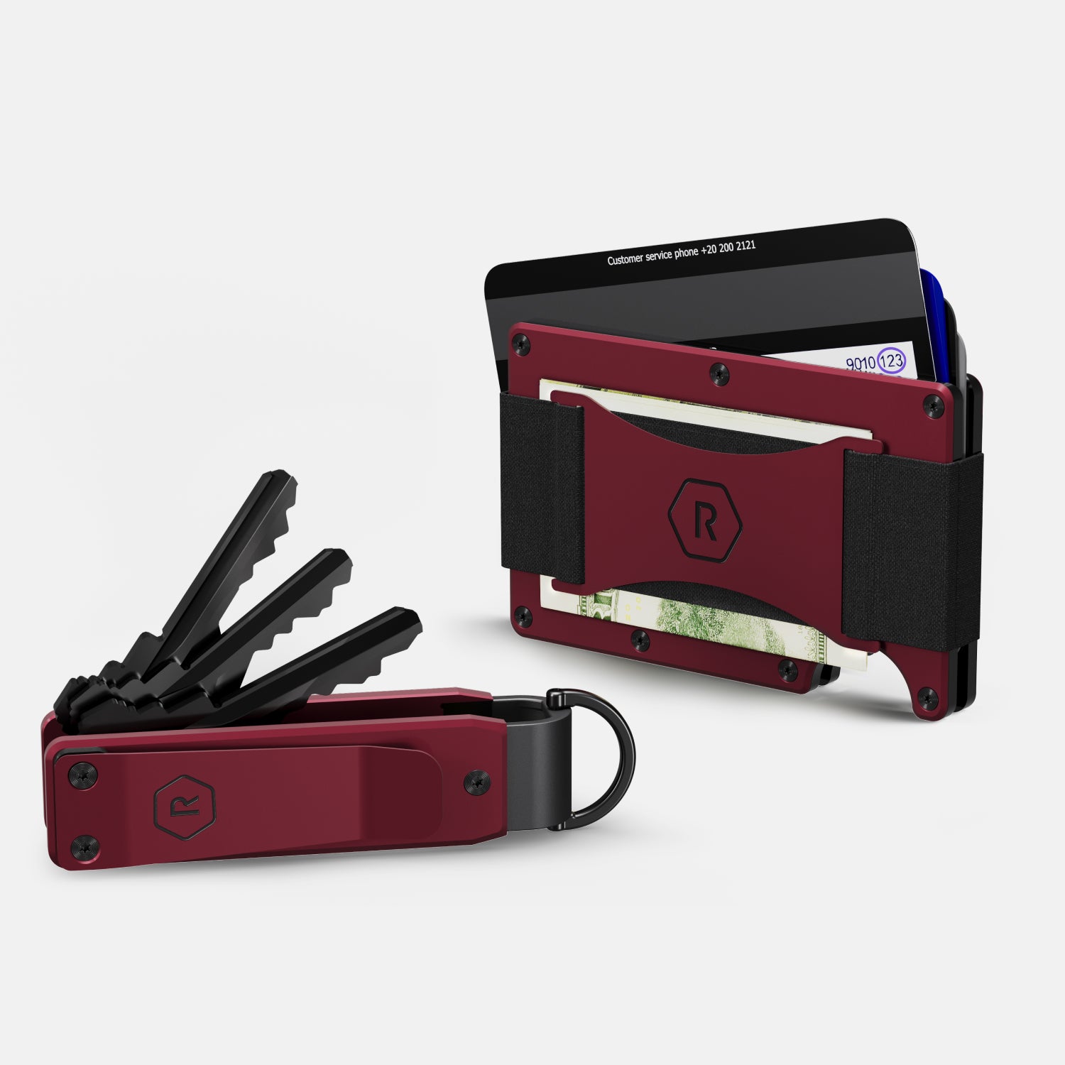 Premium Magsafe Daily Driver Kit in Oxblood Red - Perfect for iPhone Charging, Car Mount & Everyday Use