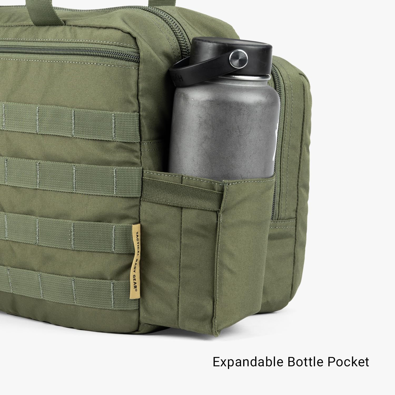 4th Gen Tactical Diaper Bag for Dads - Military Style Baby Carrier with Changing Mat & Stroller Straps | Durable, Spacious & Organized for Outdoor Adventures, Travel & Everyday Use