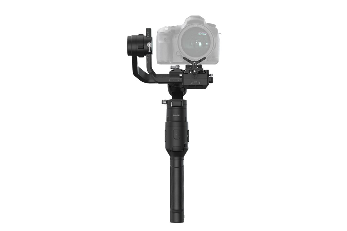 DJI Ronin S 3-Axis Handheld Gimbal Stabilizer for DSLR & Mirrorless Cameras - Up to 8lbs (3.6kg) Payload - Compatible with Sony, Nikon, Canon, Panasonic Lumix (Black) - Perfect for Vlogging, Filmmaking & Professional Photography