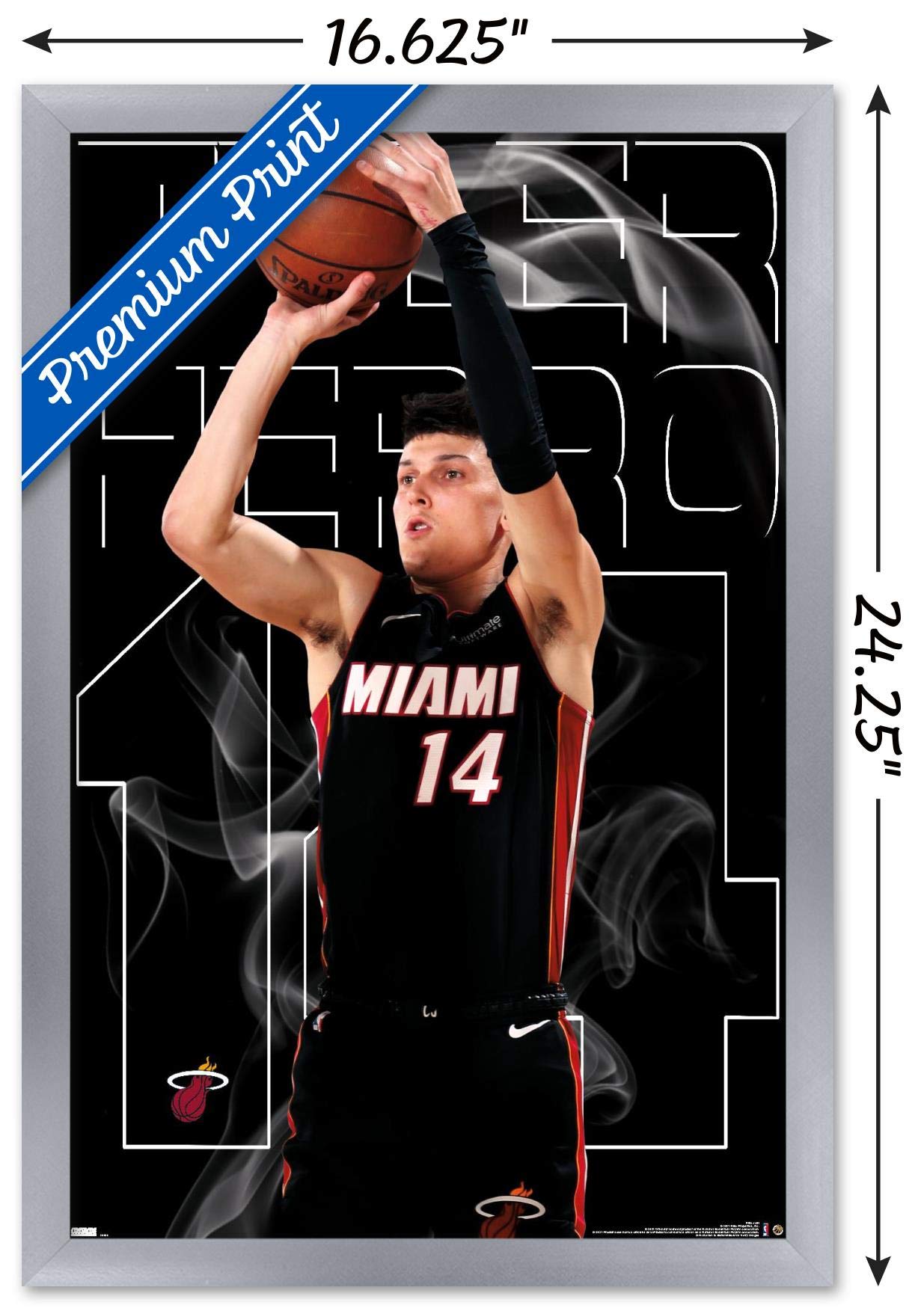 NBA Miami Heat Tyler Herro 20 Wall Poster - 22.4
