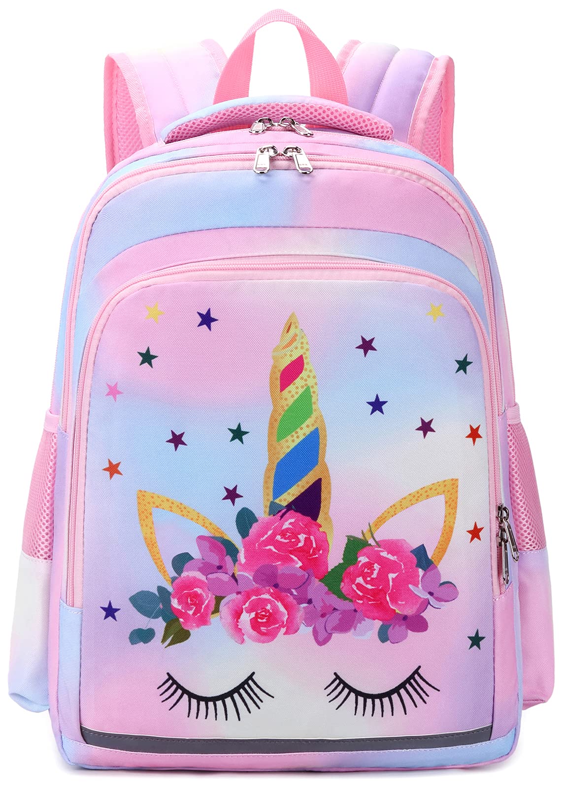 Girls Backpack for School - Cute Kids Backpack for Preschool, Kindergarten & Elementary Students - Lightweight Bookbag for Daily Use, Travel & Outdoor Activities