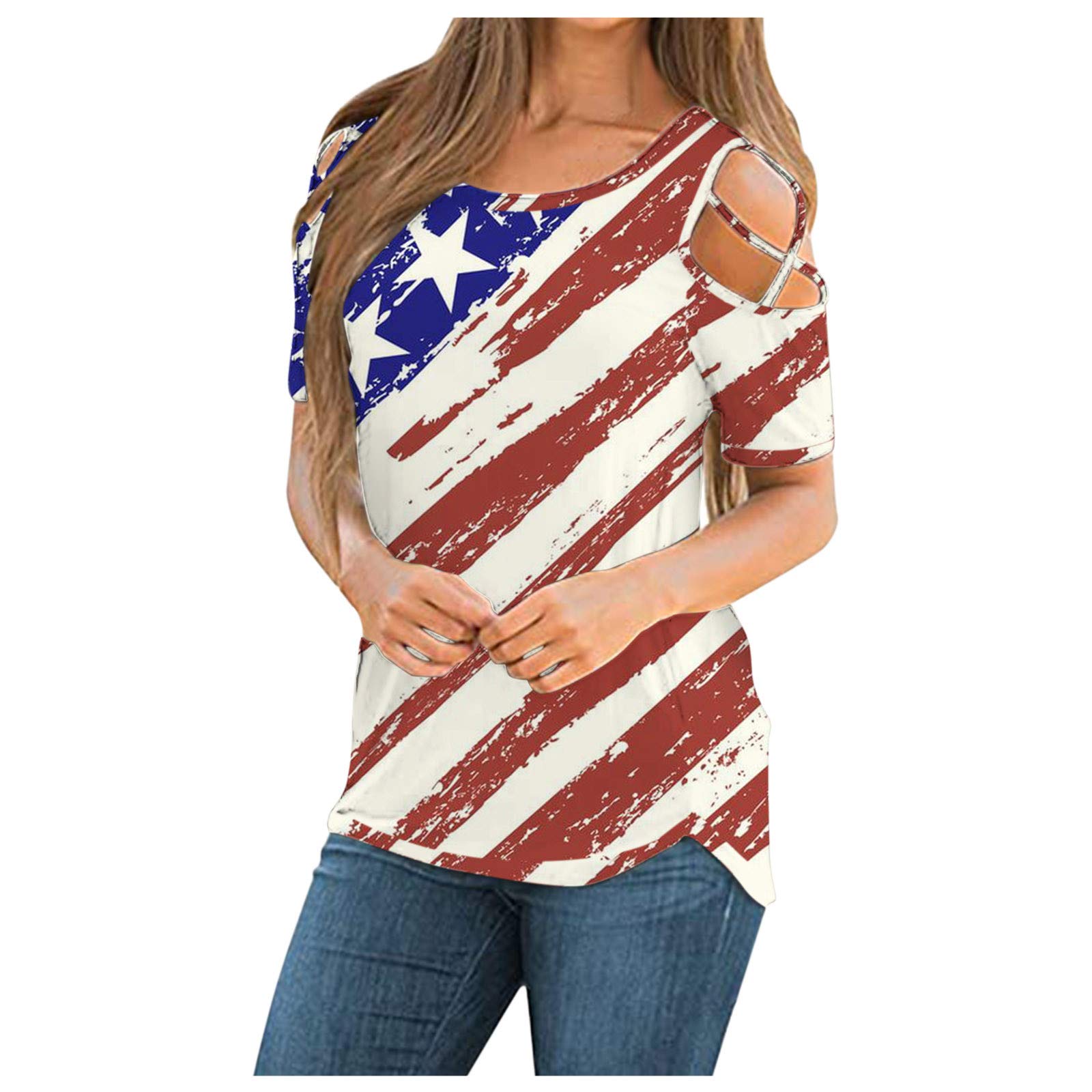 AOKASII Women's Long Sleeve Casual T-Shirts & Blouses with Pocket - Comfortable Tunic Tops & Sweatshirts for Everyday Wear, Work, and Outings