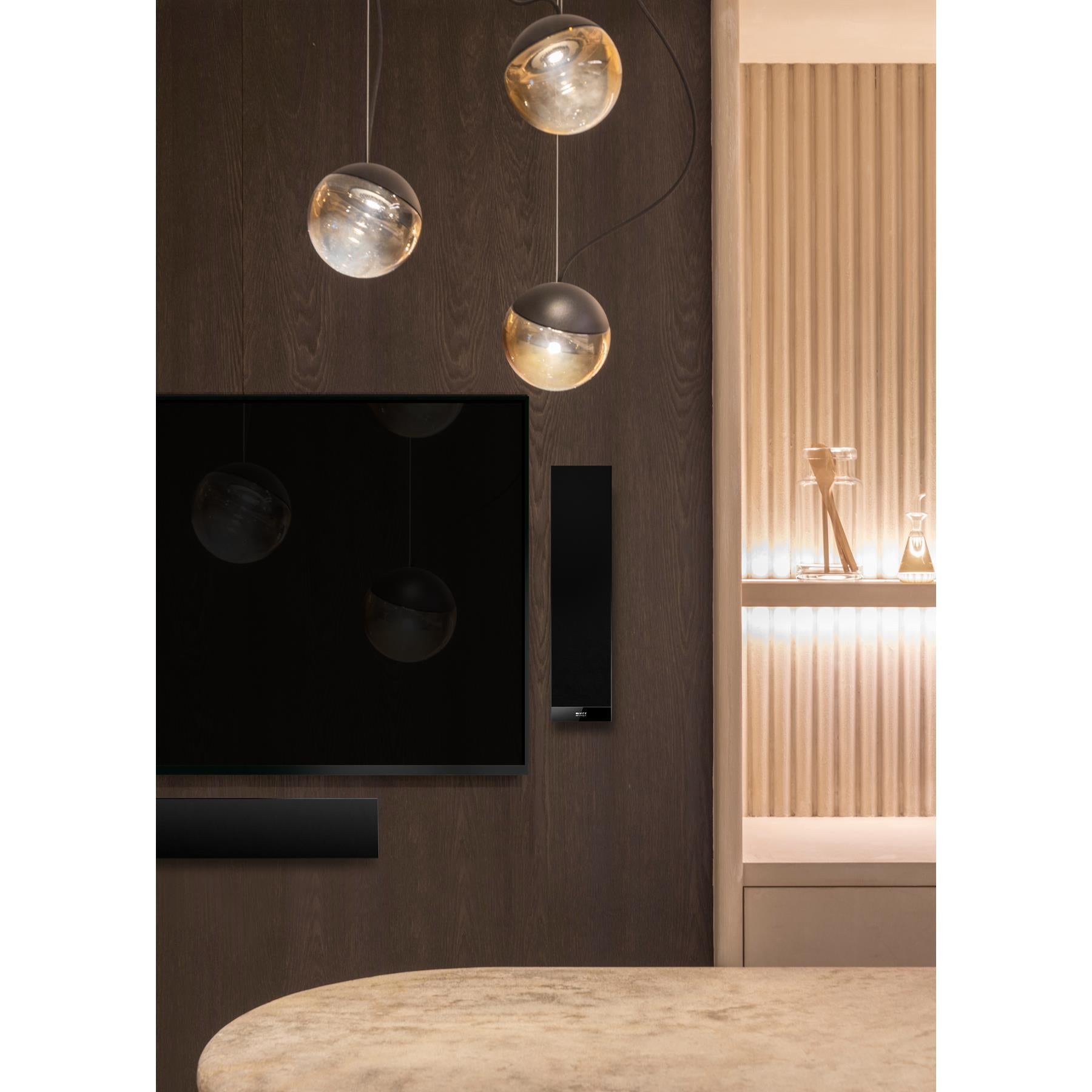 KEF T301 Satellite Speakers - High-Quality Home Theater & Surround Sound System | Perfect for Living Room, Gaming & Movie Nights