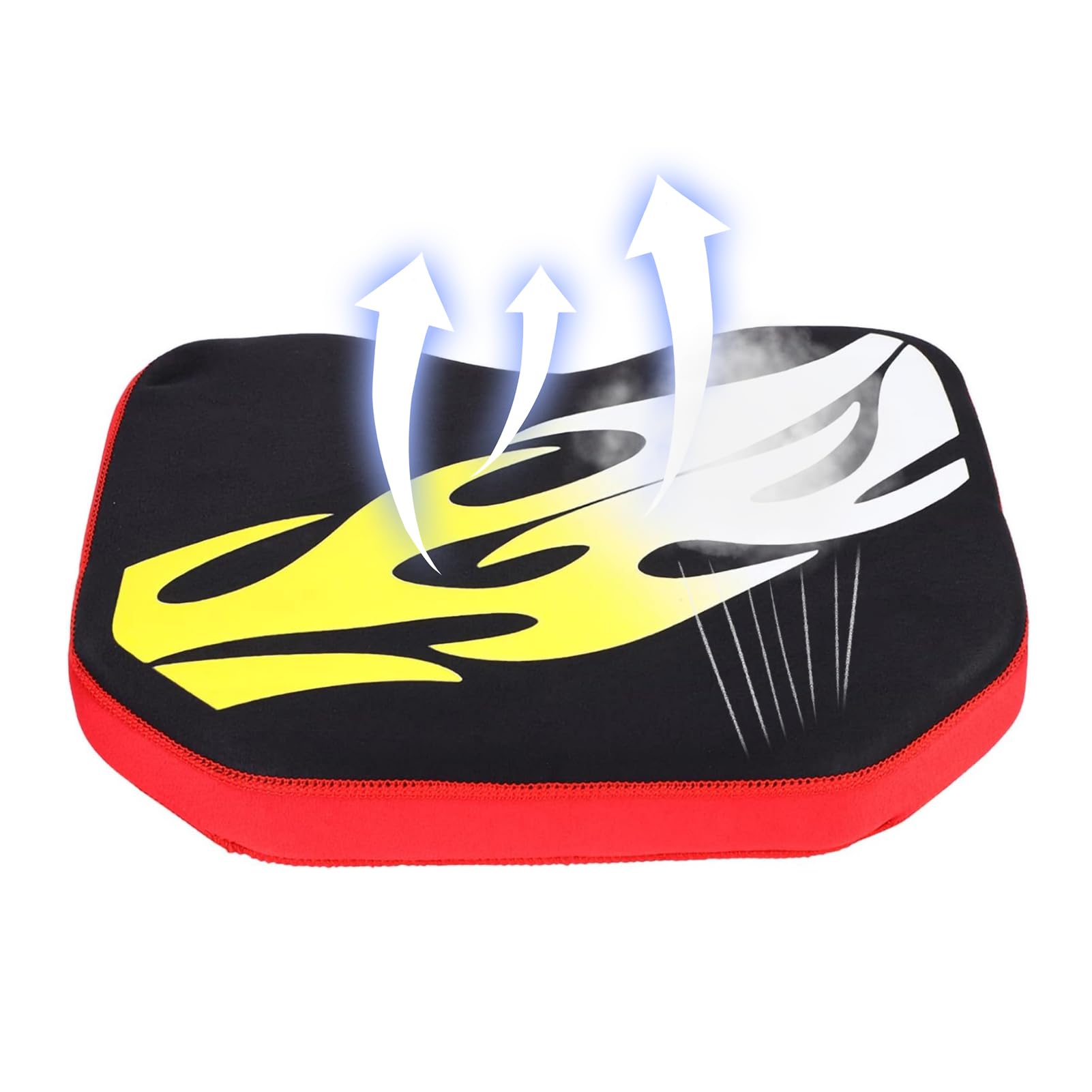 Dioche Kayak Seat Cushion - Thickened Soft Padded Seat Pad for Kayak, Canoe & Fishing Boats - Comfortable & Durable (Flame Red) - Perfect for Long Fishing Trips & Water Adventures