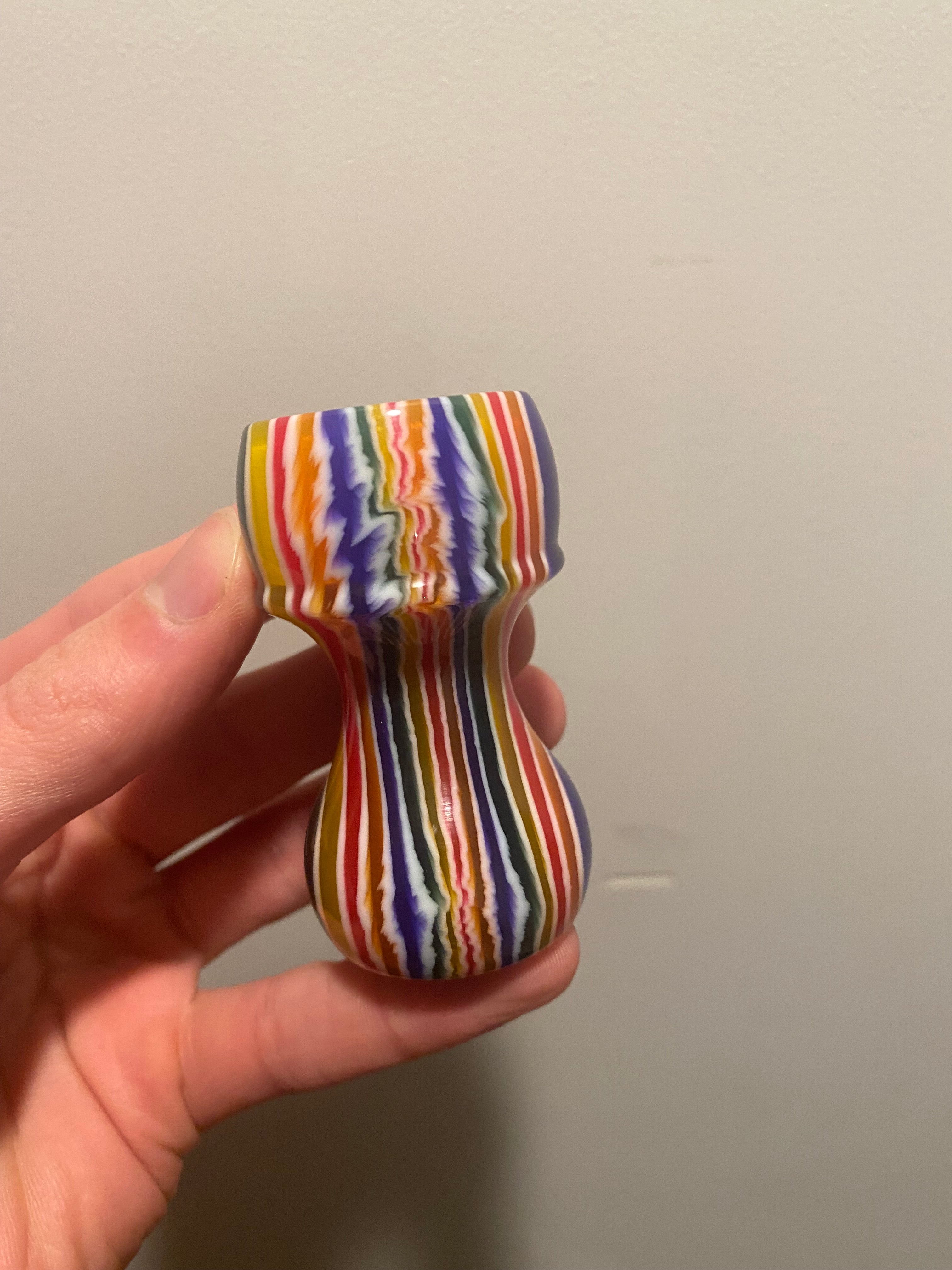 Handcrafted Candy Stripe Shaving Brush Handle - Fits 24mm & 26mm Knots - Premium Factory Second - Perfect for Wet Shaving & Grooming Kits - Ideal Gift for Men's Skincare Routine