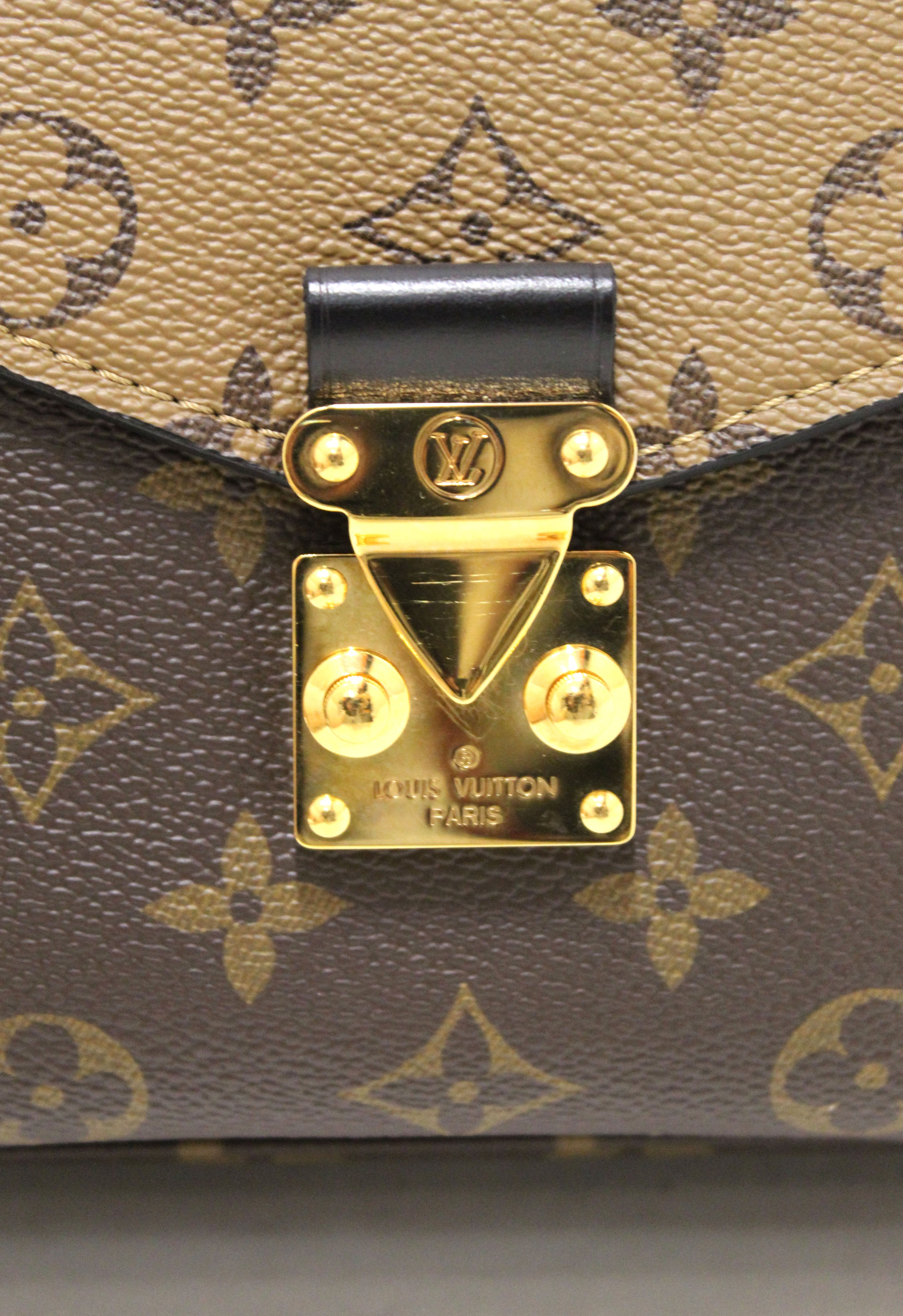 Authentic Louis Vuitton Monogram Reverse Pochette Métis Crossbody Bag - Luxury Designer Handbag for Women, Perfect for Work, Travel & Everyday Use