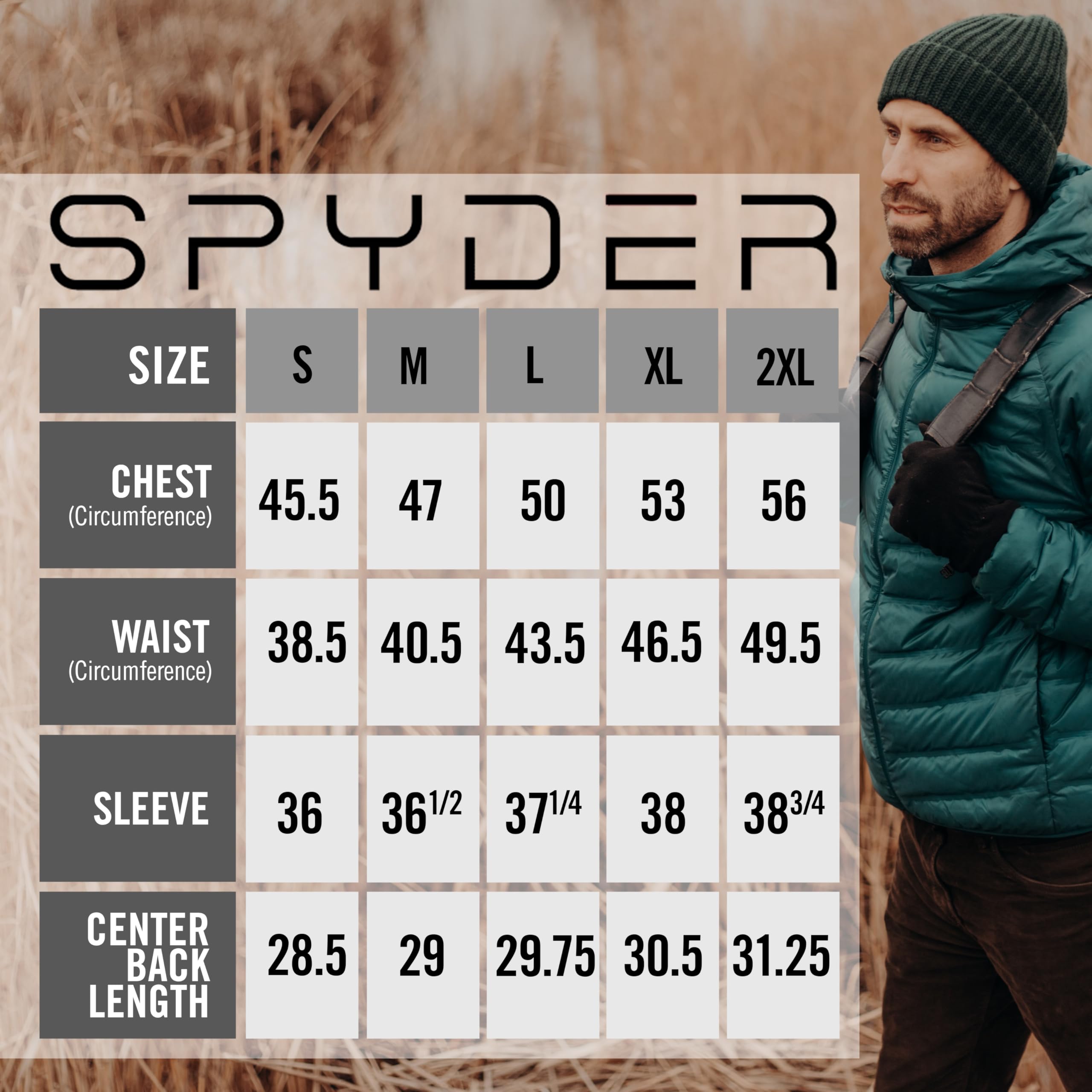 Spyder Men's Lightweight Packable Puffer Jacket with Hood - Warm Winter Coat for Outdoor Activities, Travel & Casual Wear