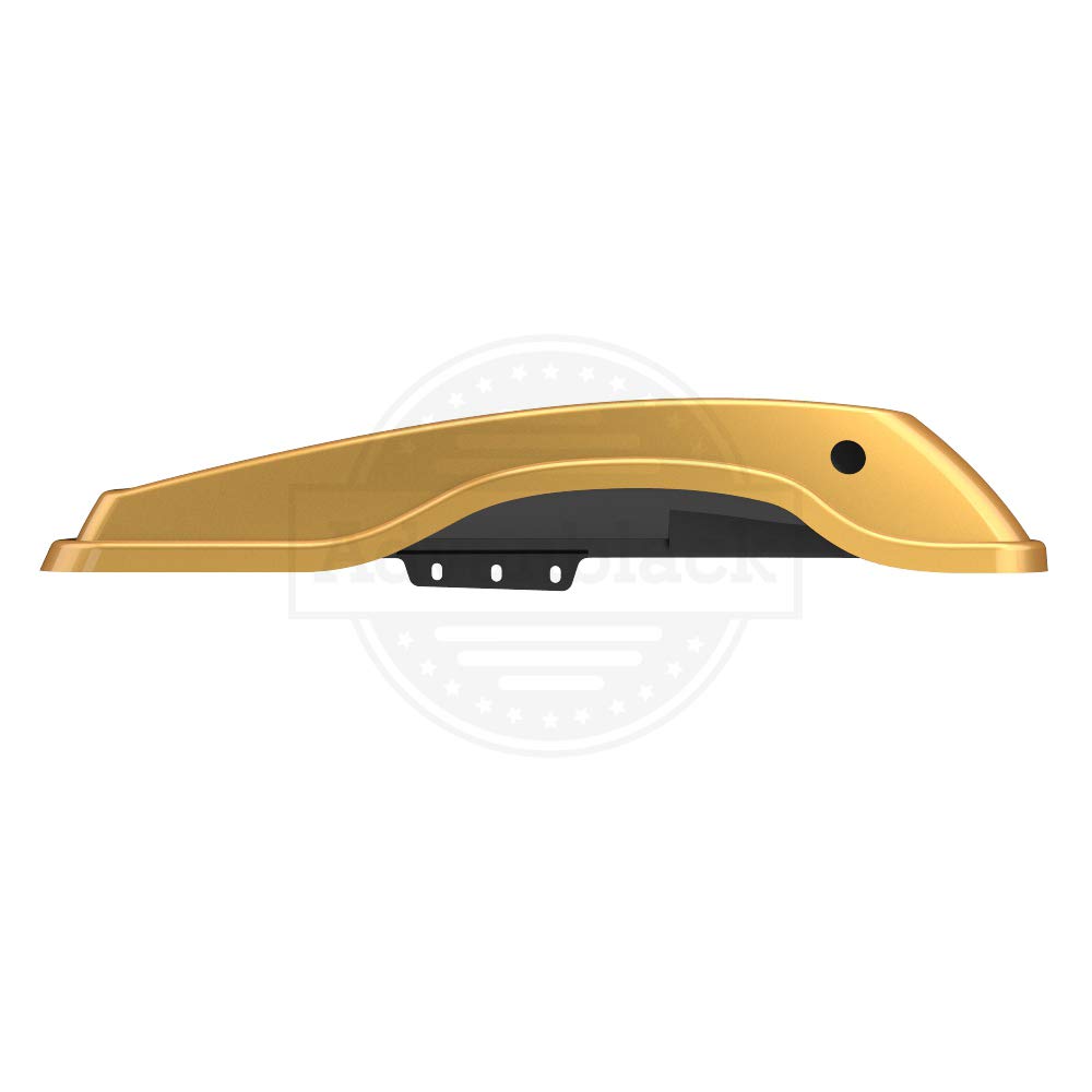 Harley Davidson Saddlebag Lids for Touring, Street Glide & Road Glide Special Models (2014-2020) - Moto Onfire Black Hills Gold Replacement Covers - Perfect for Motorcycle Storage & Custom Upgrades