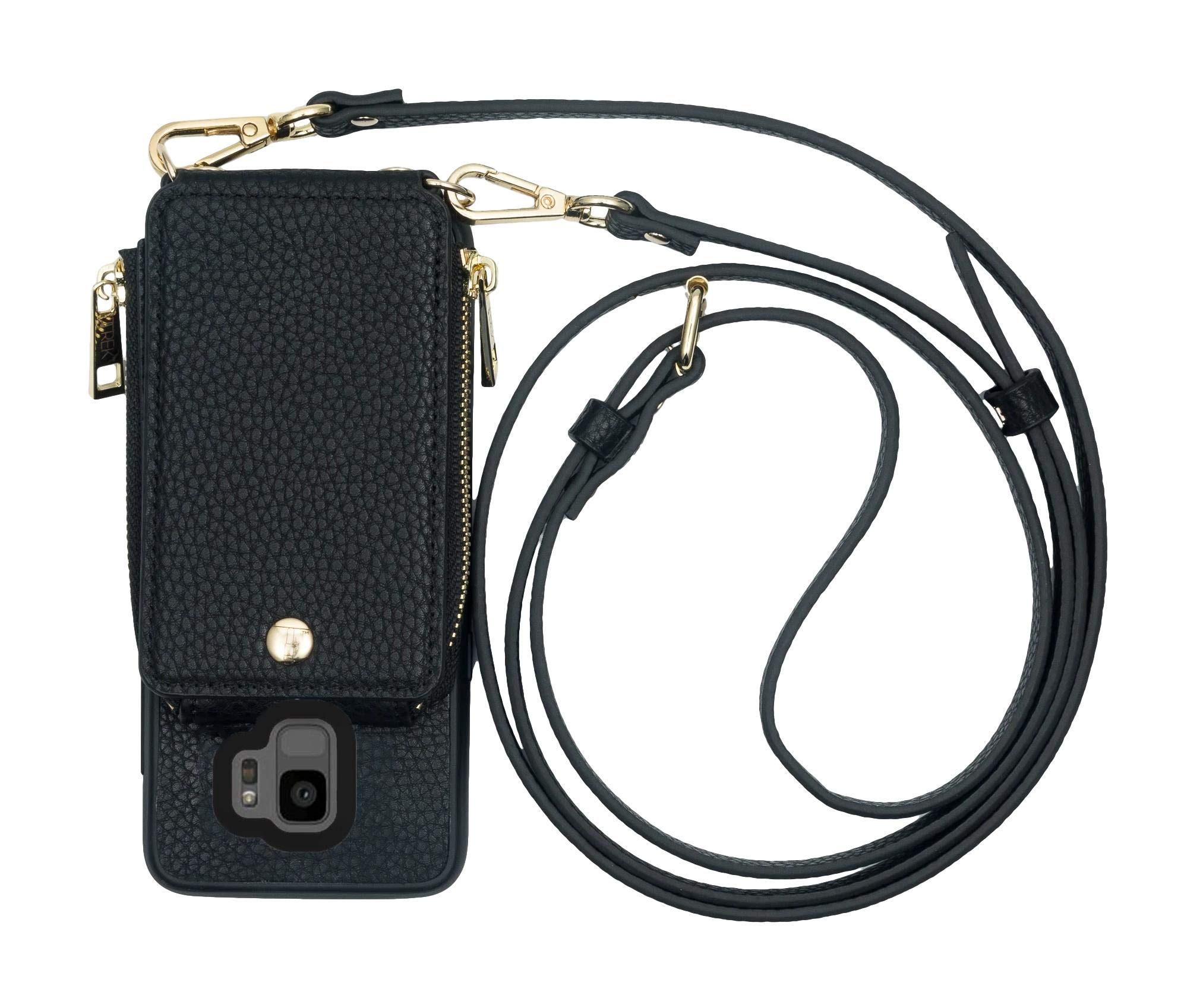 Galaxy S9+ All-in-One Crossbody Phone Case with Wallet - Black | Perfect for Travel, Shopping & Everyday Use