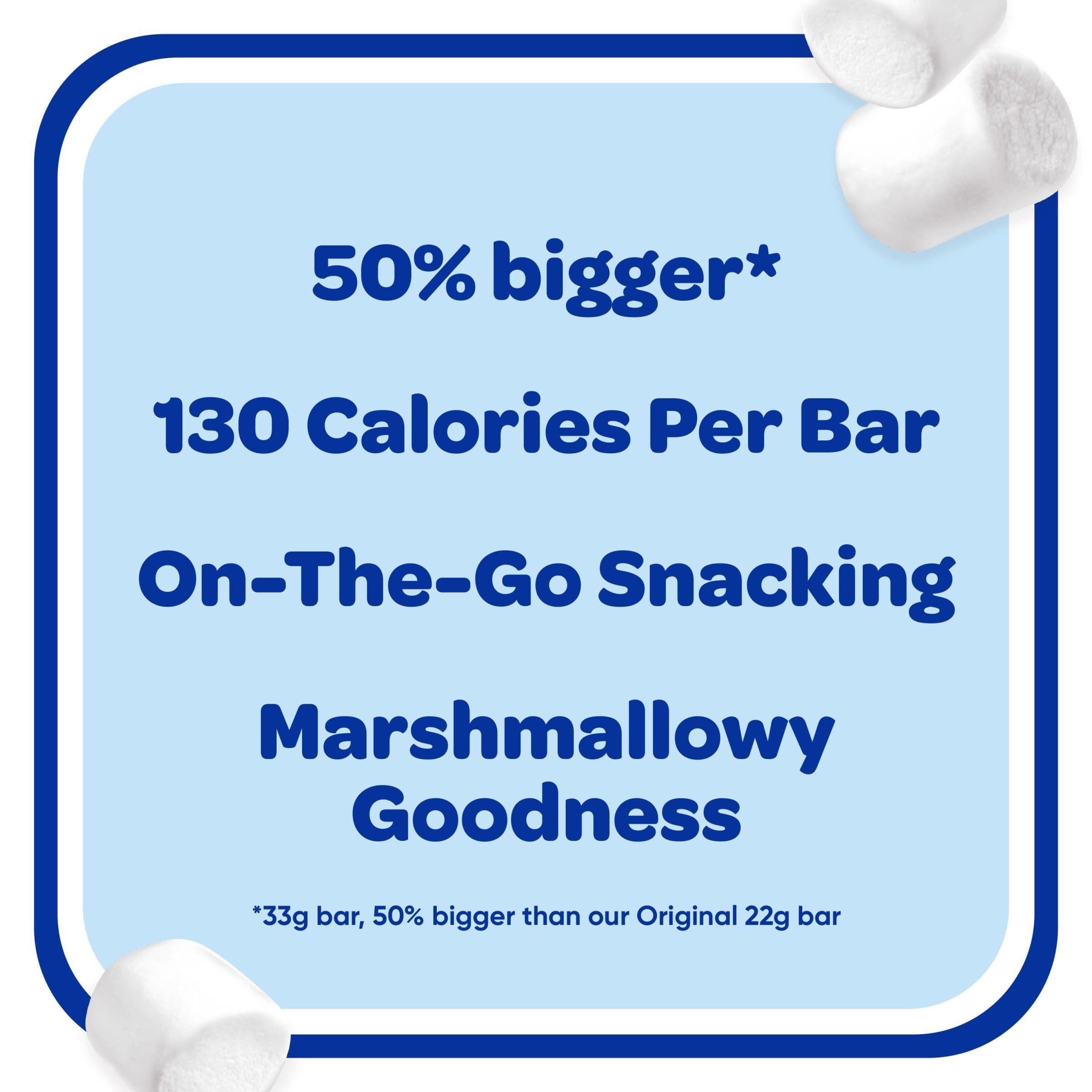 Kellogg's Rice Krispies Treats Homestyle Crispy Marshmallow Squares - Original Flavor Cereal Bars (6.98oz Box, 6 Bars) | Kids Snacks, Lunchbox Treats & After-School Snacks for Children