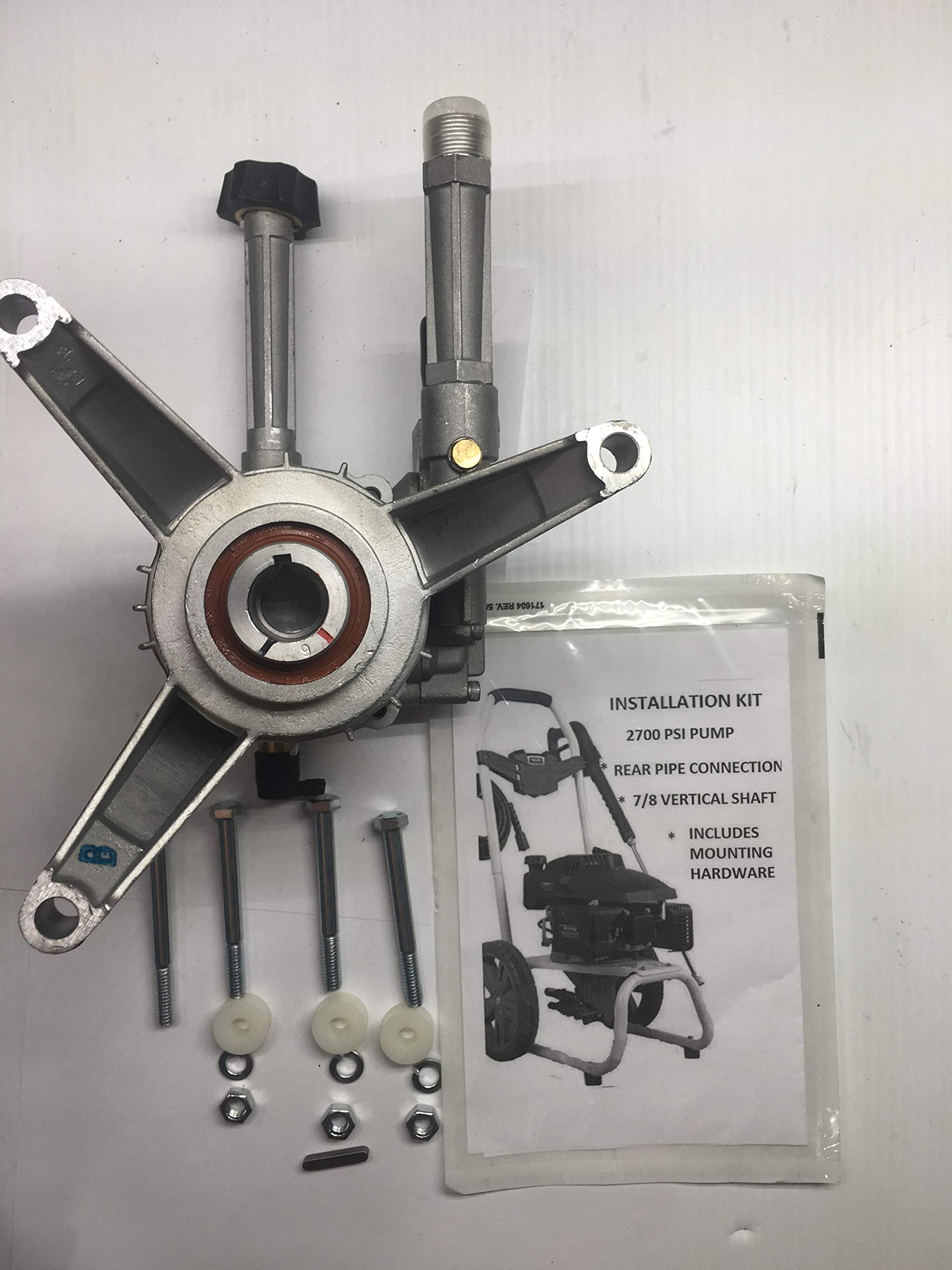 Troy-Bilt Pressure Washer Pump Replacement - 2800 PSI 2.3 GPM Cold Water Pump for Troybilt Pressure Washers - Perfect for Home Cleaning, Driveway Washing, and Outdoor Equipment Maintenance