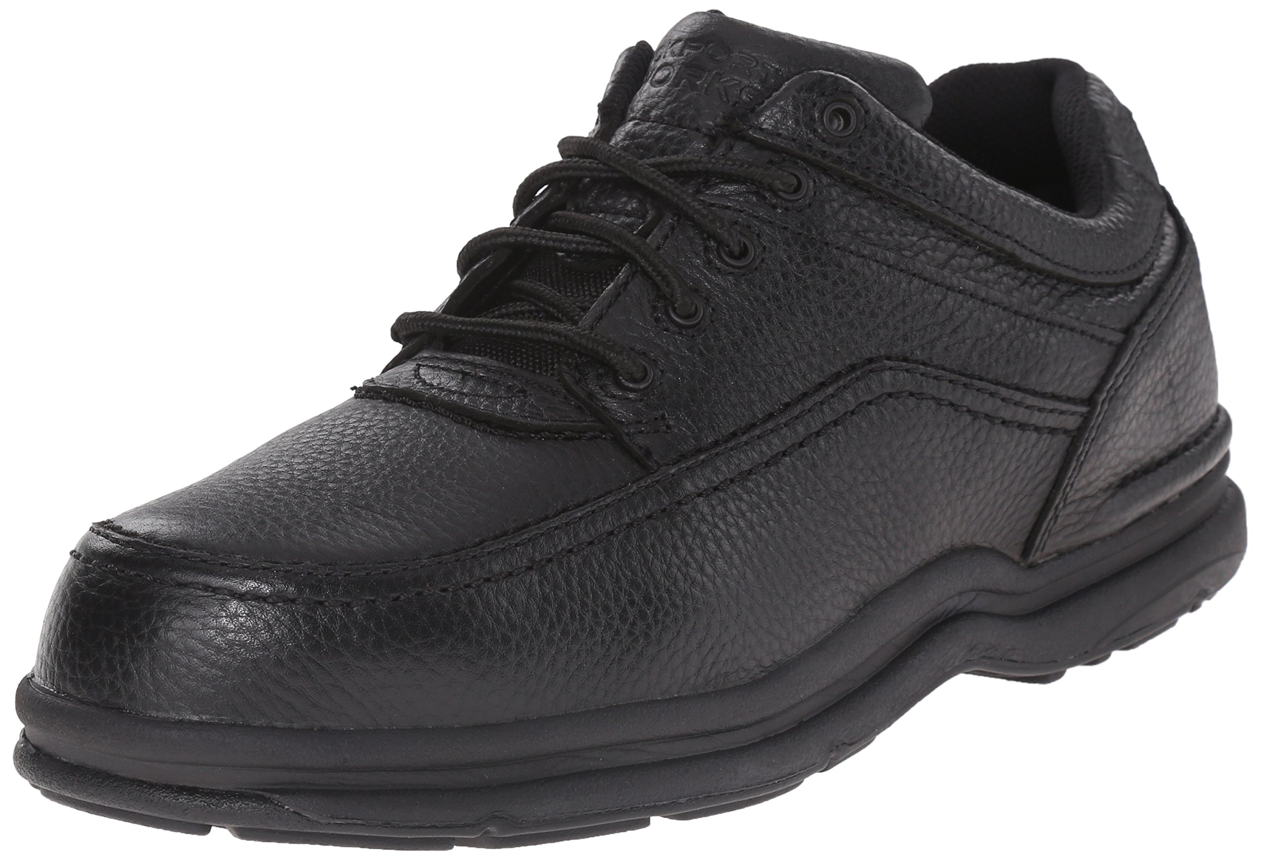 Rockport Men's World Tour Five-Eye Tie Casual Moc Toe Oxford Shoes - Comfortable & Stylish Dress Casual Footwear for Work, Travel & Everyday Wear