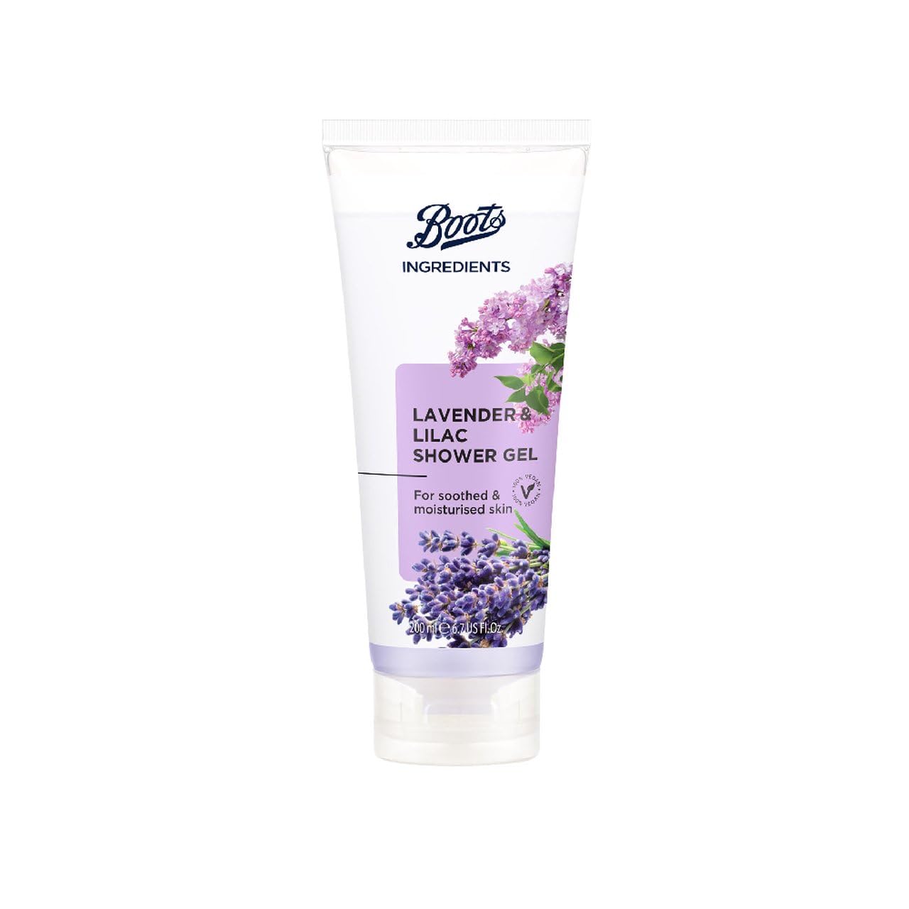 Lavender & Lilac Scented Shower Gel - 9.8 Fl Oz (Pack of 4) | Moisturizing Body Wash for Dry Skin | Relaxing Aromatherapy for Bath & Shower Time