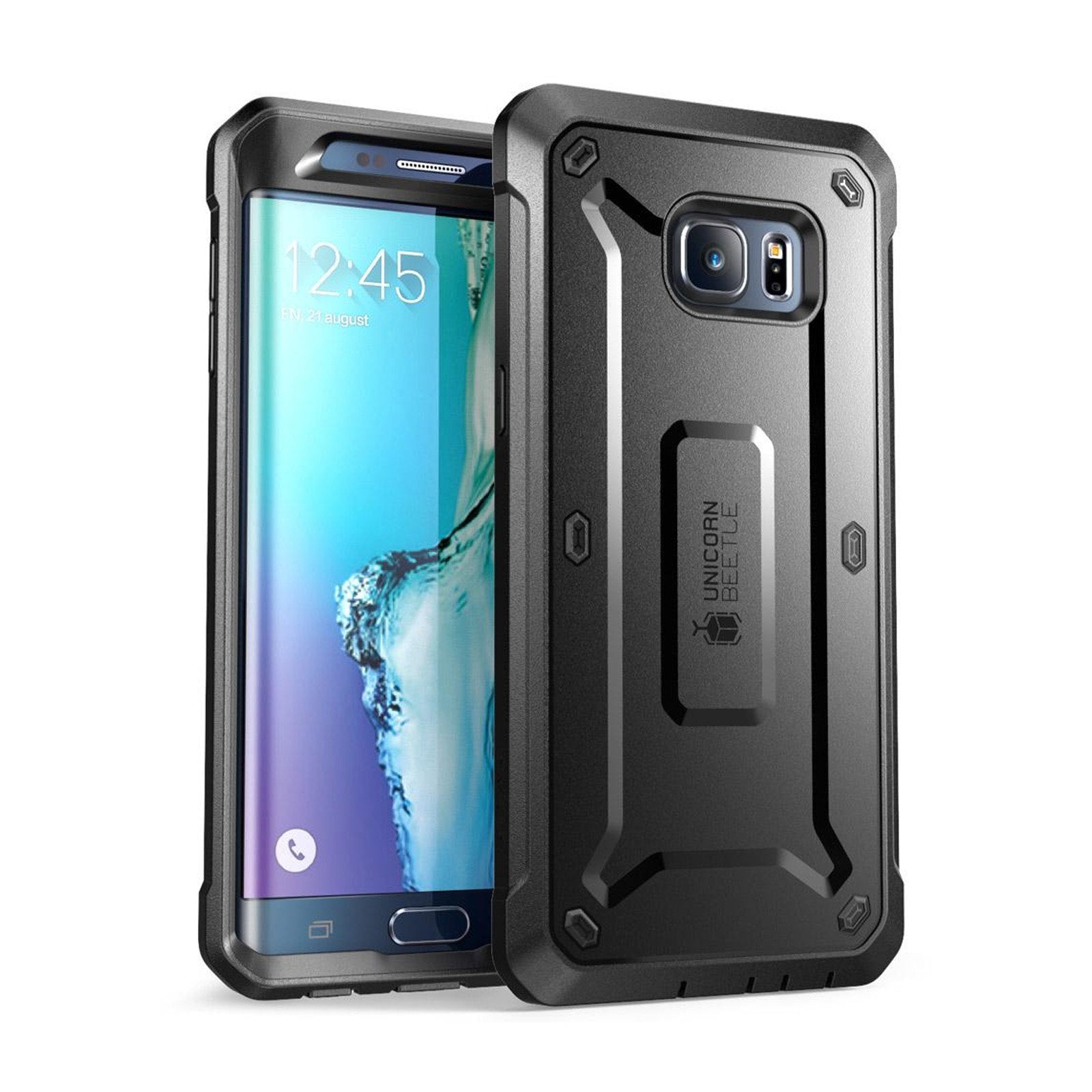 Samsung Galaxy S6 Edge Plus Unicorn Beetle Pro Rugged Holster Case - Heavy Duty Protective Cover with Kickstand & Belt Clip - Shockproof, Durable Phone Case for Outdoor, Work & Everyday Use