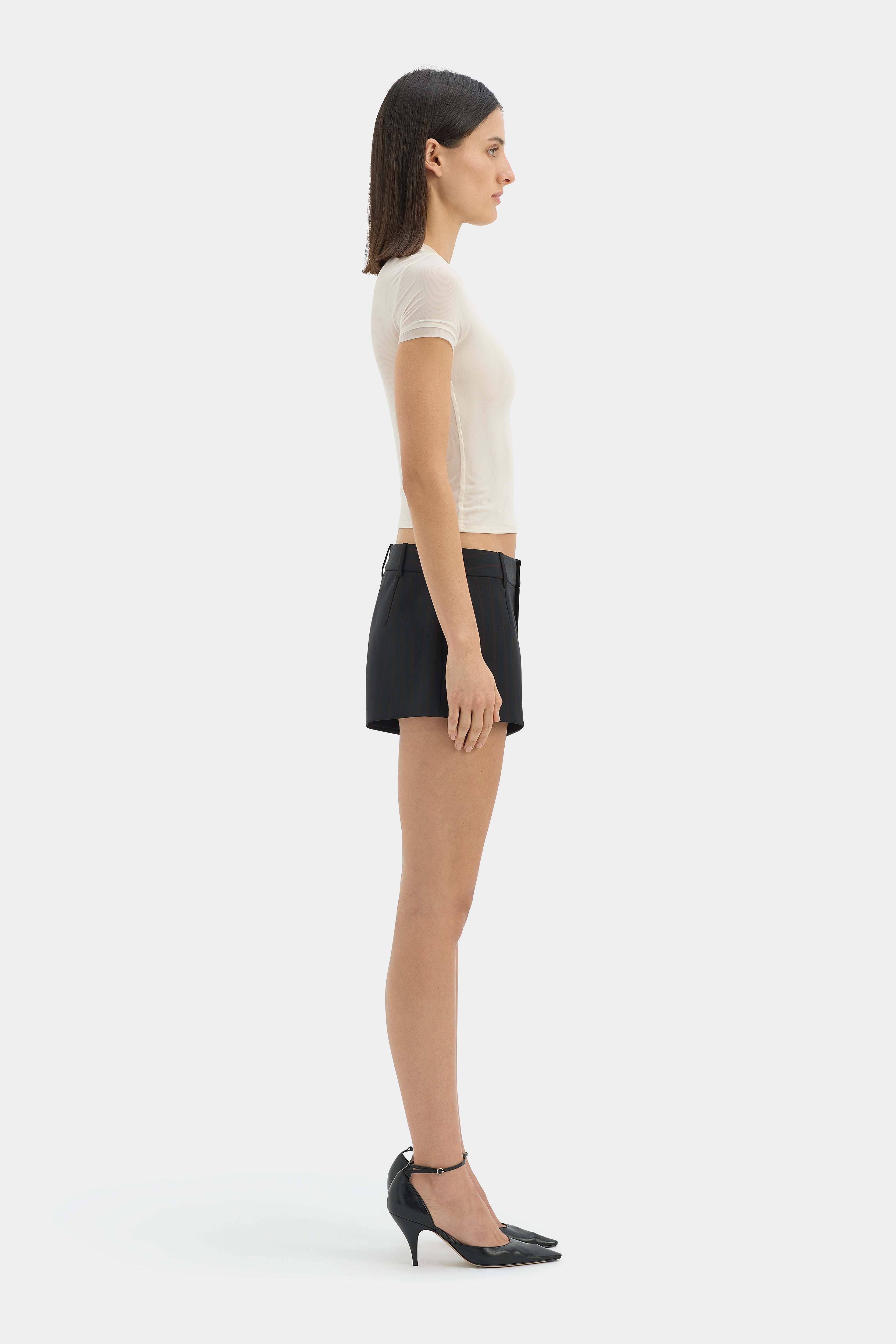 Sorrentino Mini Shorts for Women - Comfortable Stretchy High Waist Denim Shorts - Perfect for Summer, Beach, and Casual Outings